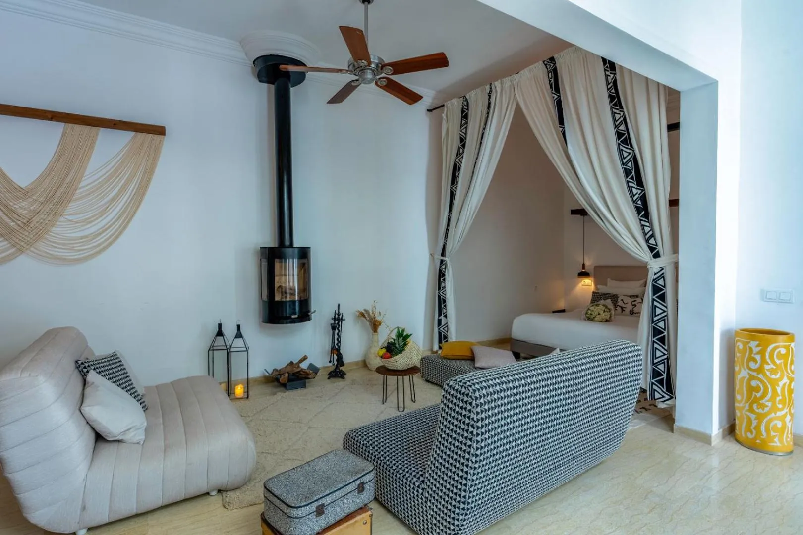 Seating area in Maison H Kasbah