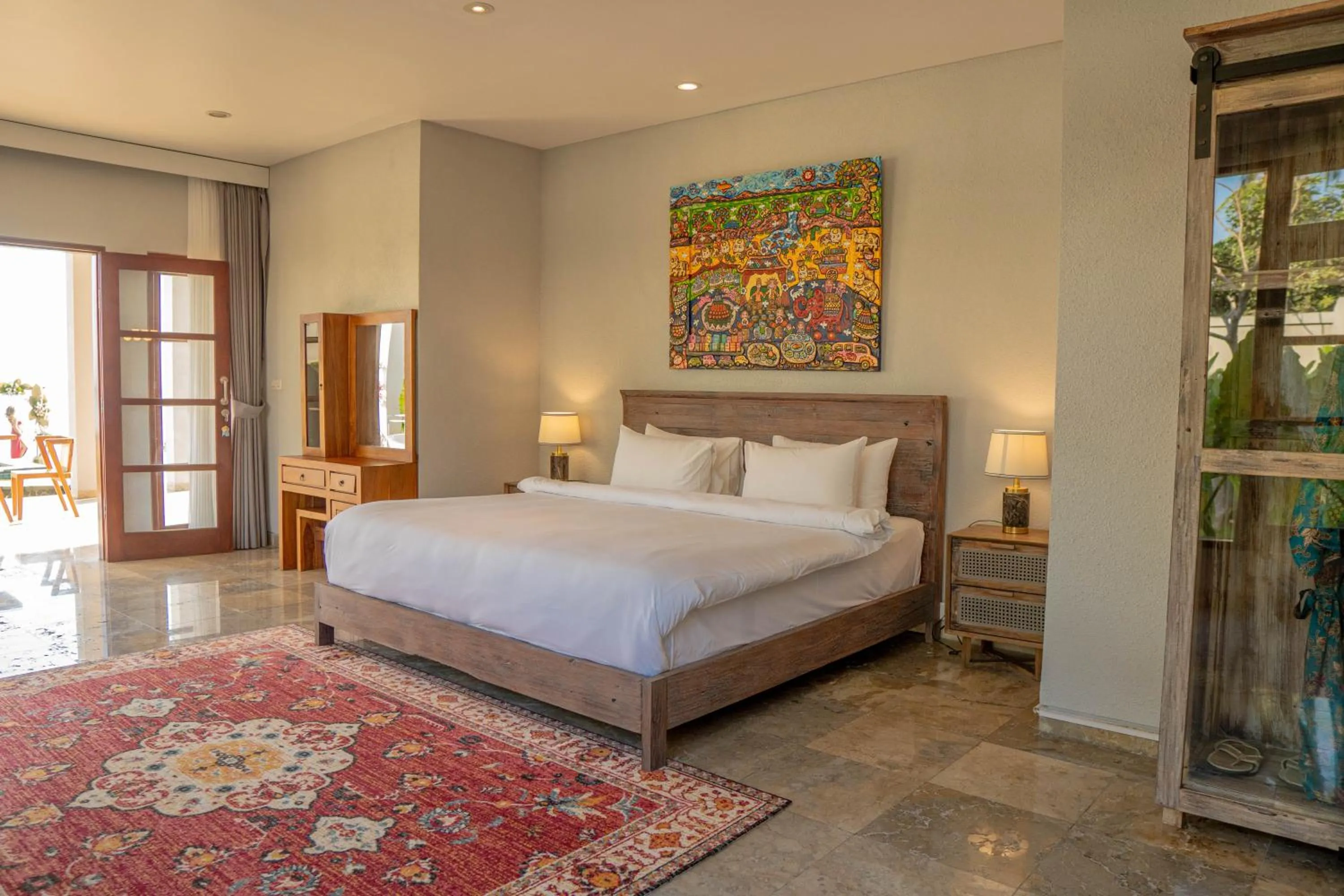 Bedroom, Bed in Seaside Oceana Suites by Mahaprana