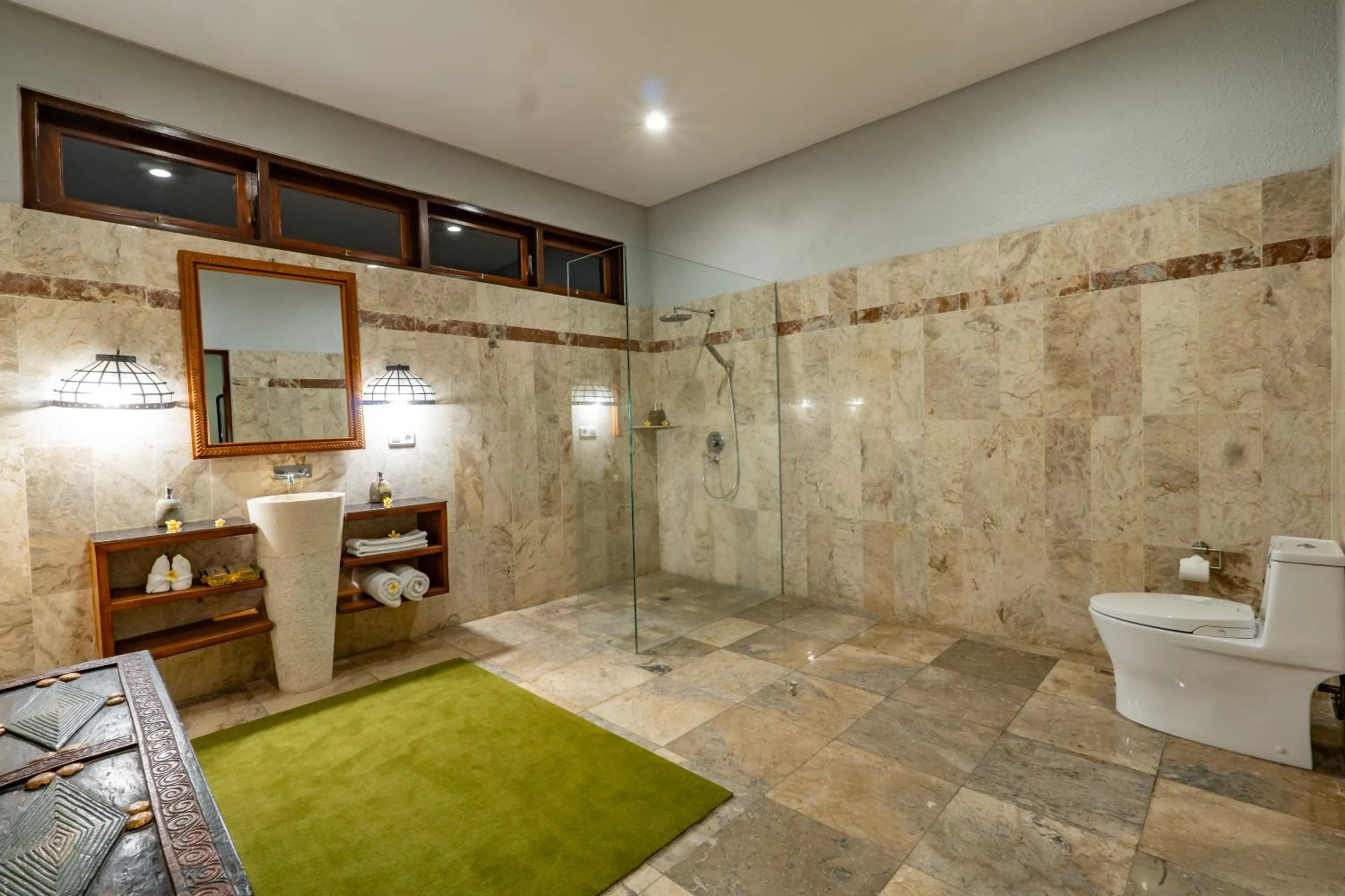 Shower in Seaside Oceana Suites by Mahaprana