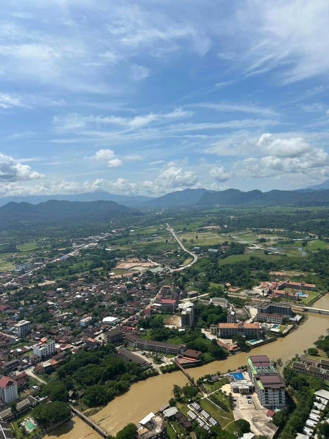 City view in Smile Guesthouse VangVieng