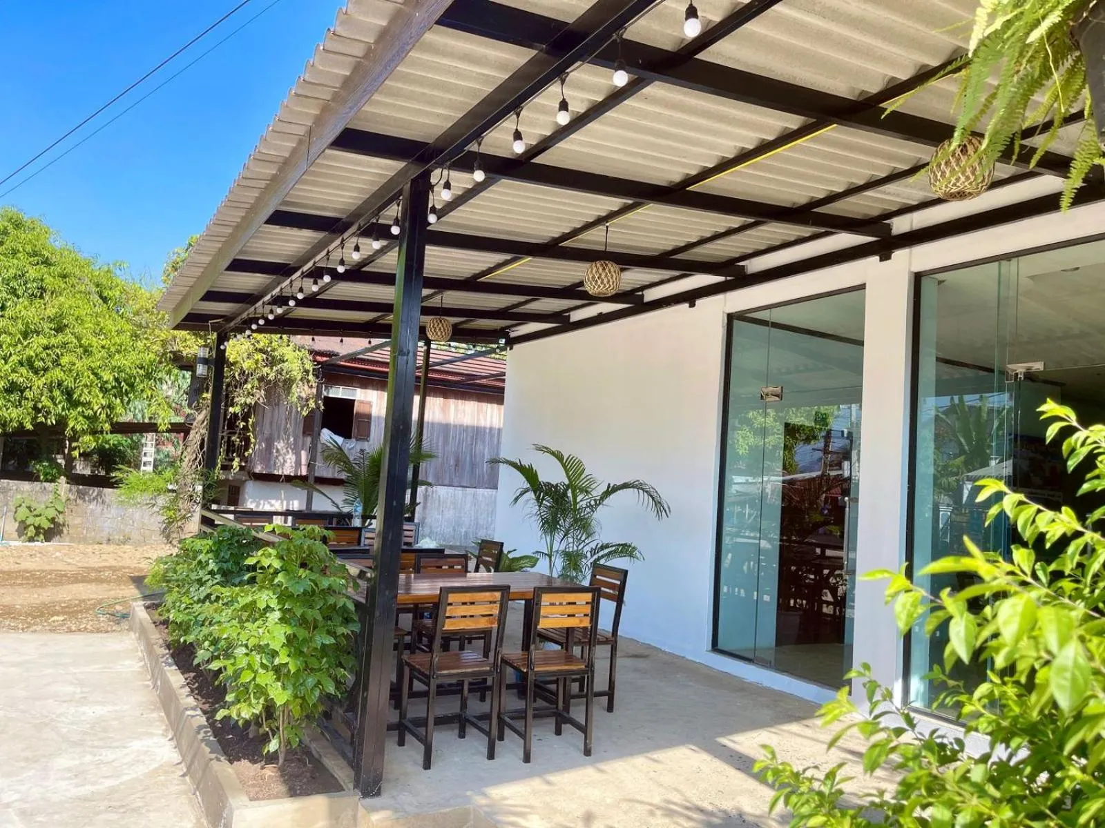 Balcony/Terrace in Smile Guesthouse VangVieng