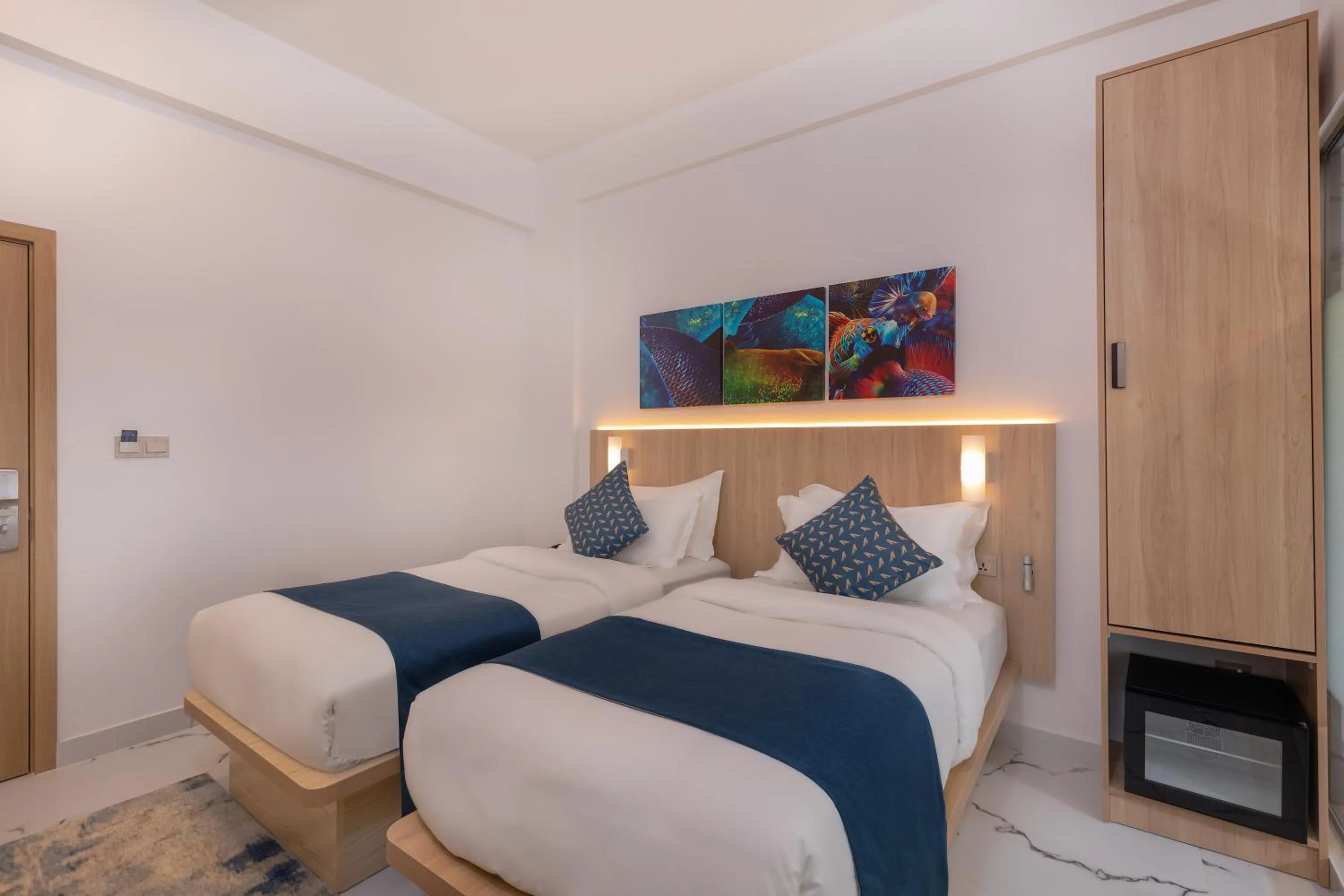 Bedroom, Bed in Arrival Beach and Spa