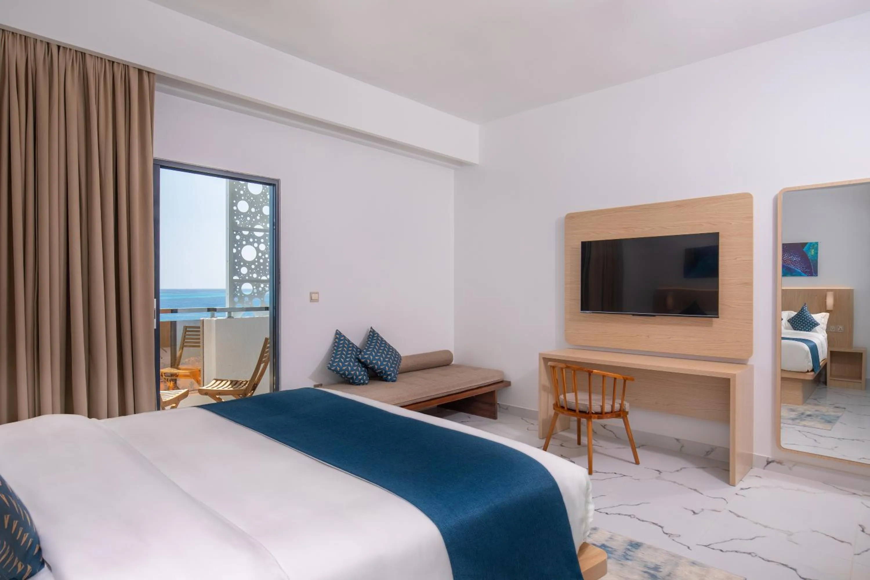 Bed in Arrival Beach and Spa