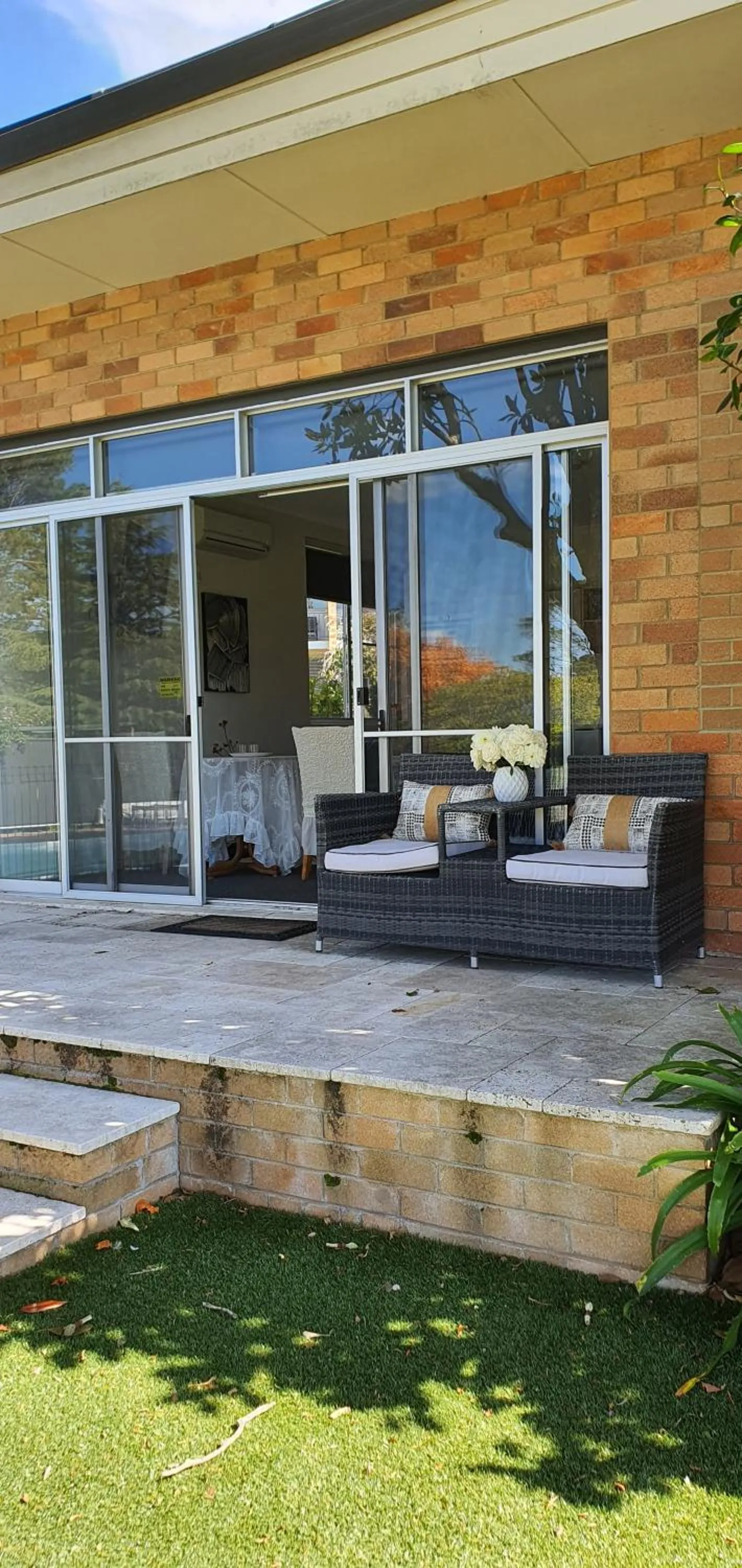 Garden view in Golfview Lodge