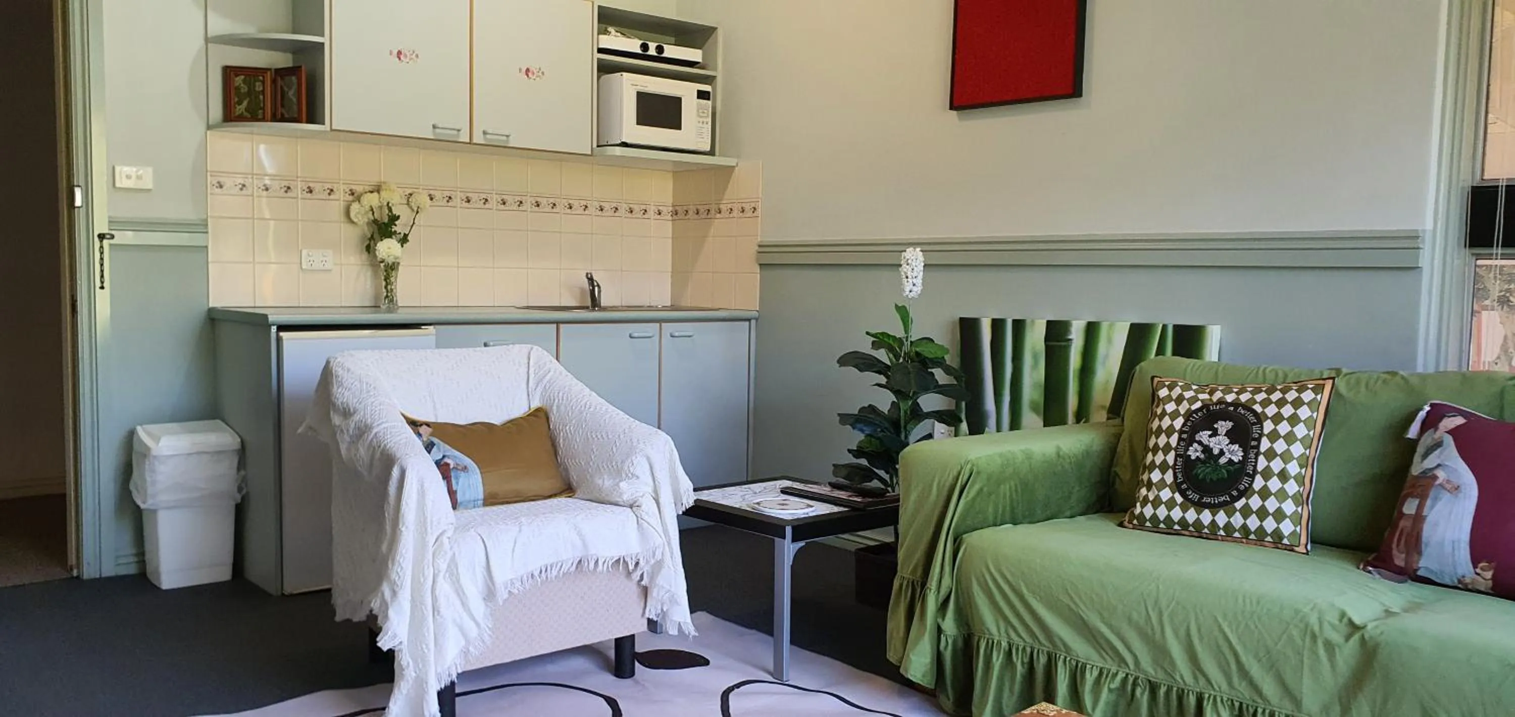 Kitchen or kitchenette in Golfview Lodge