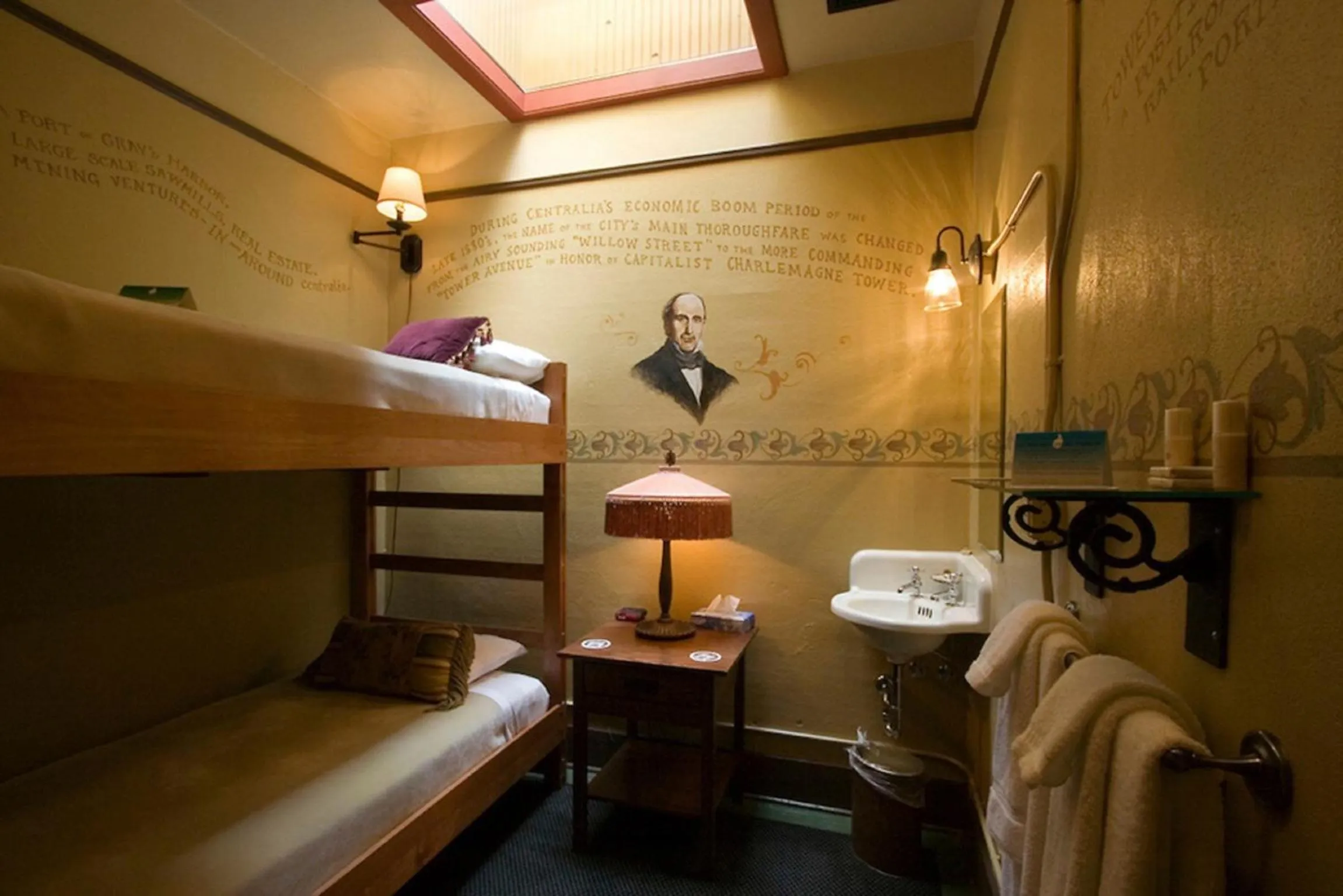 Bed in McMenamins Olympic Club