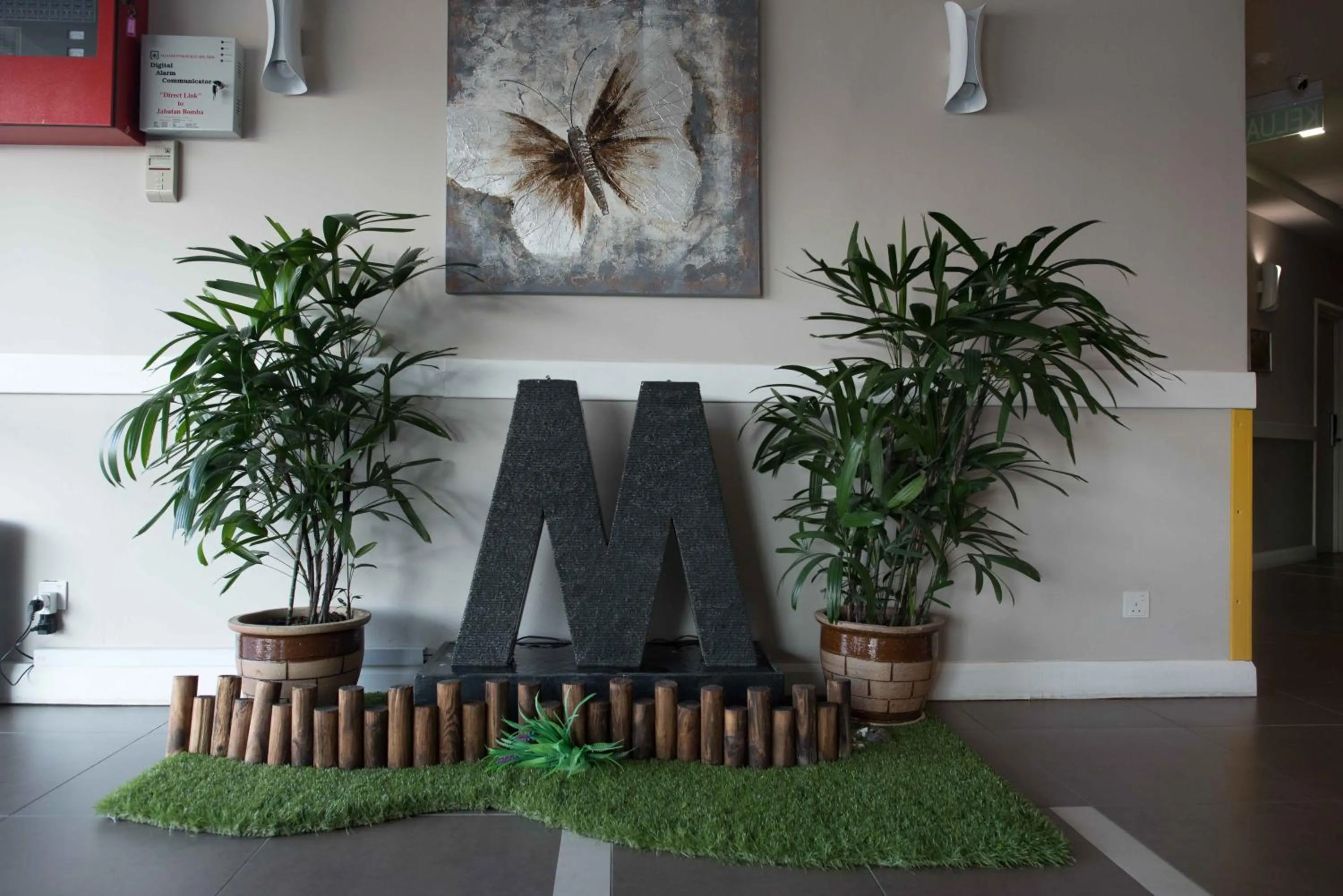 Decorative detail in Hotel Mornington Bukit Permata Lumut