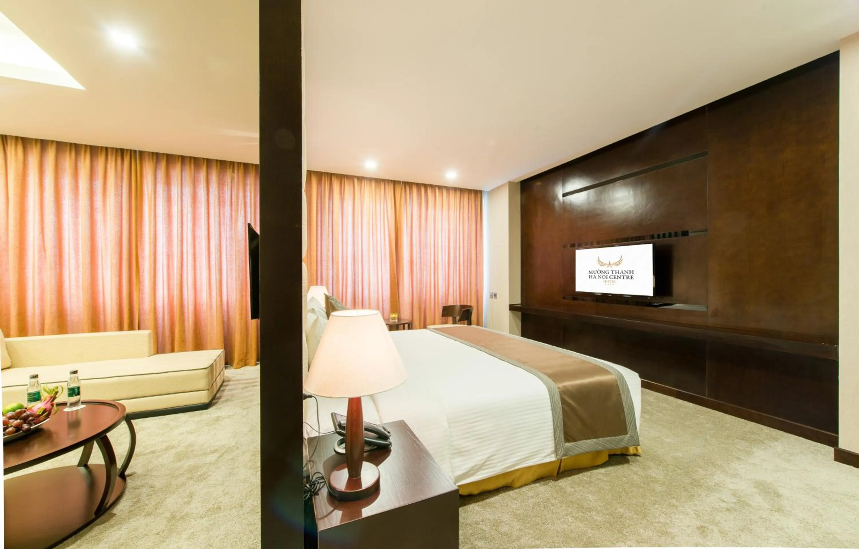 Bed in Muong Thanh Hanoi Centre Hotel