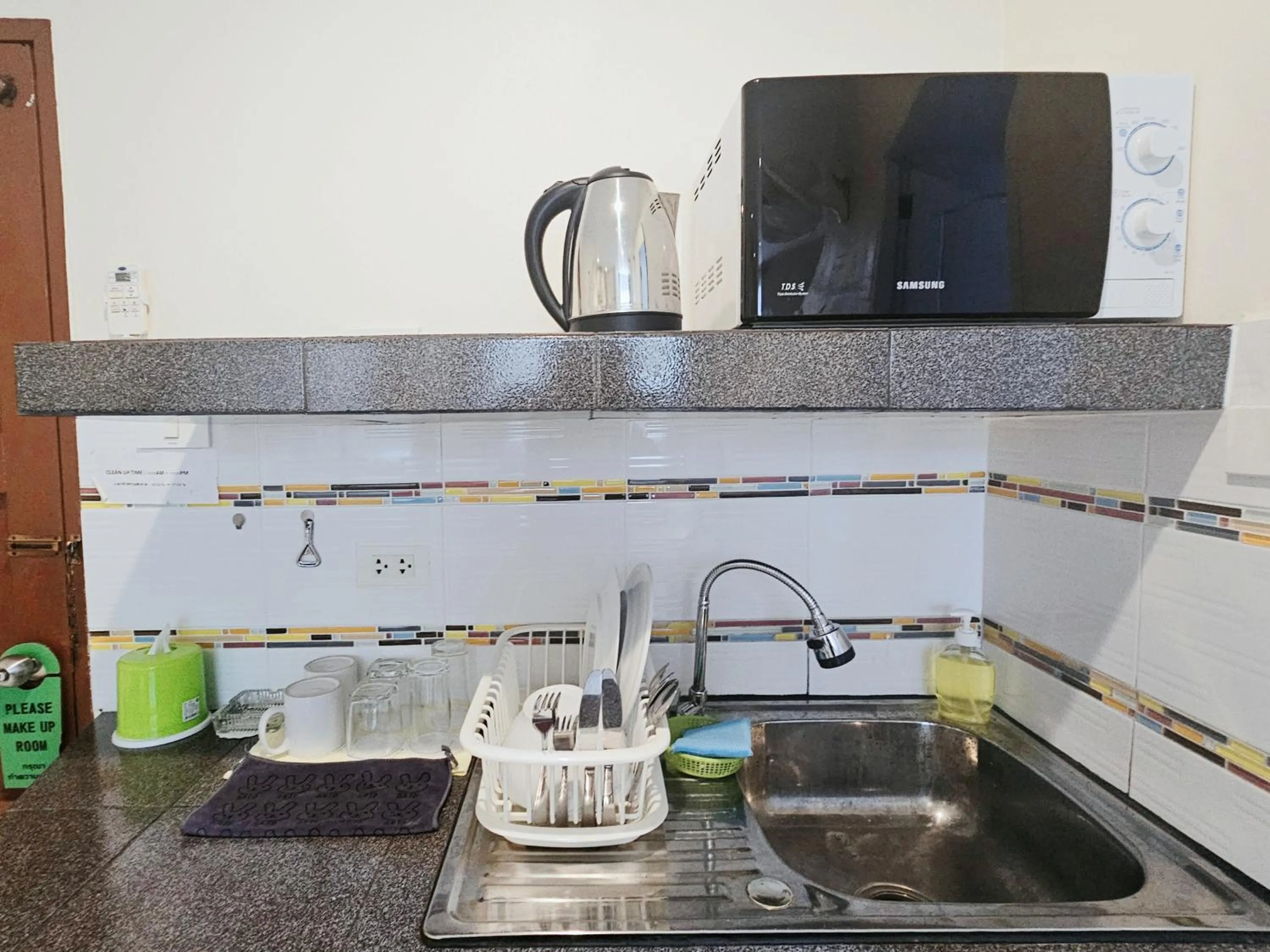 Kitchen or kitchenette in Walking Street Guest House