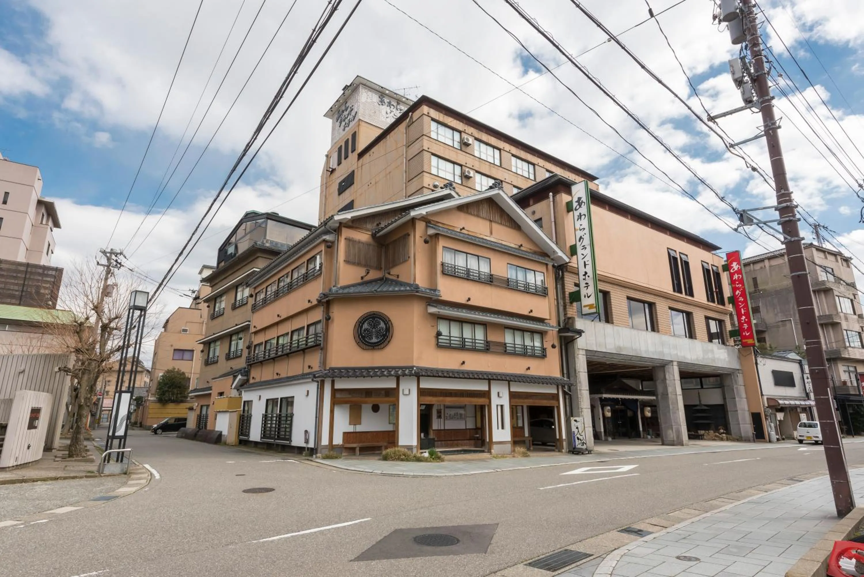 Facade/entrance in Awara Grand Hotel