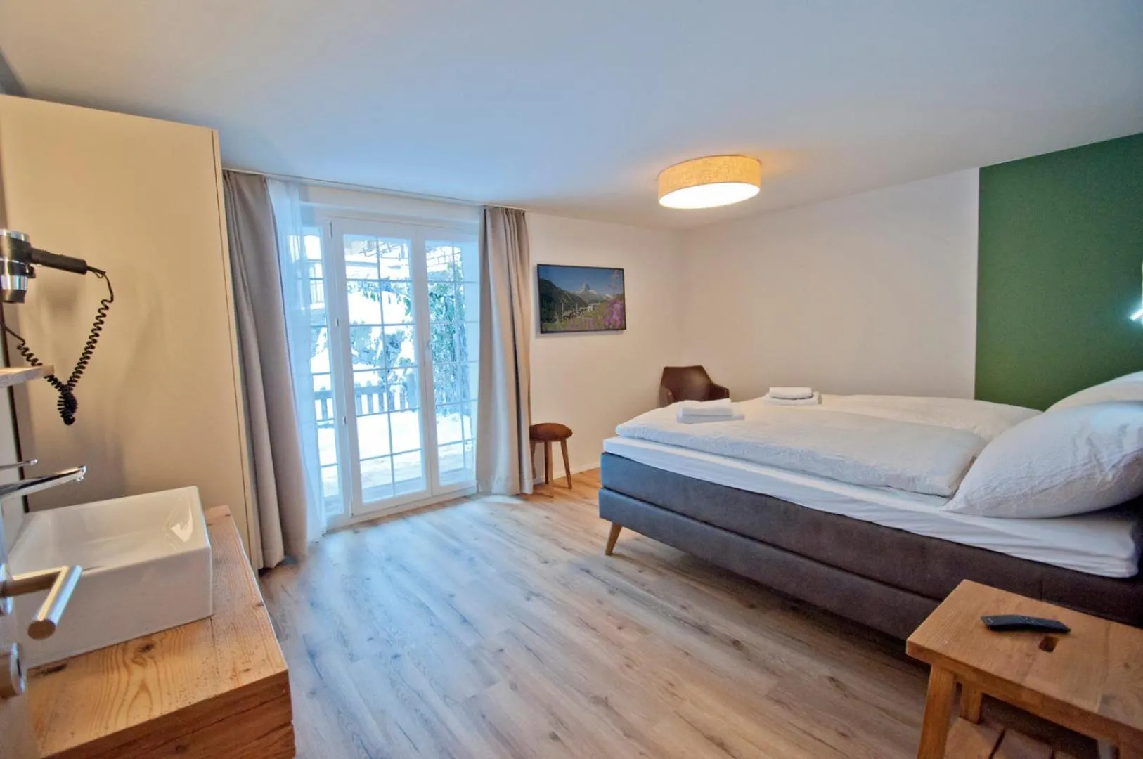 Bed in Chalet Aeschhorn