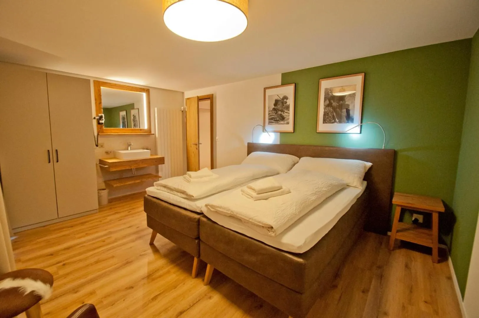 Bed in Chalet Aeschhorn