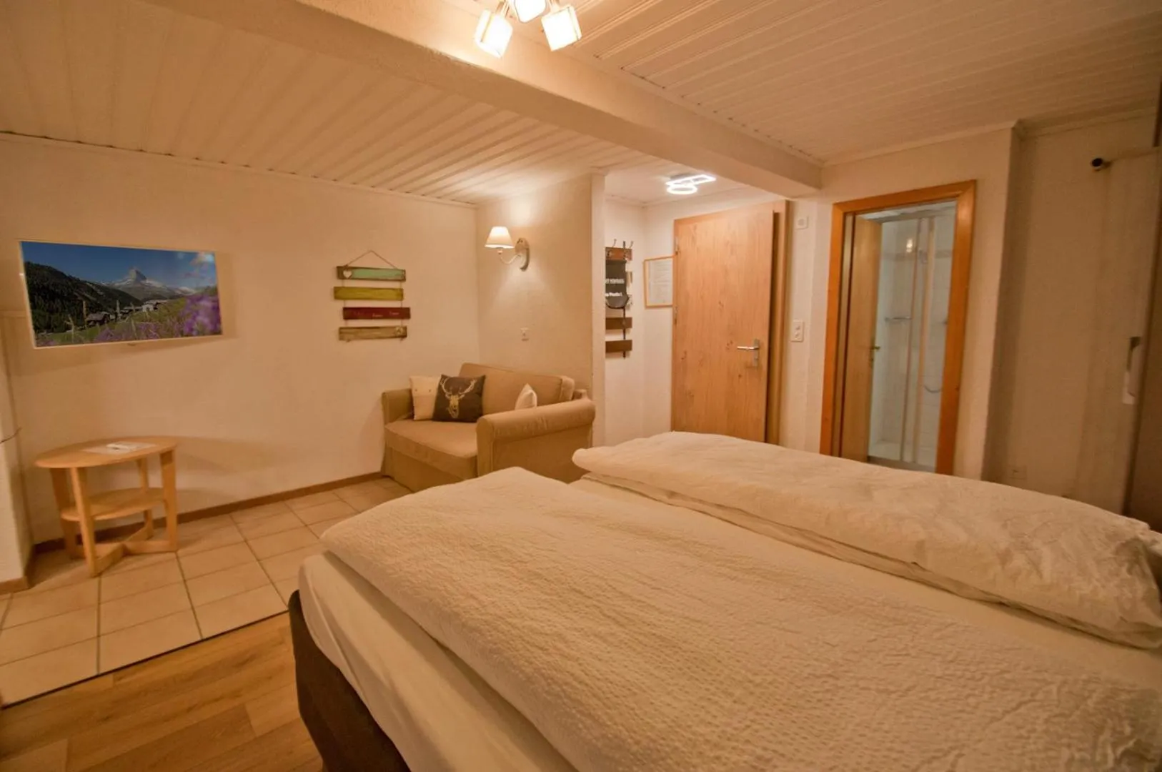 Bed in Chalet Aeschhorn