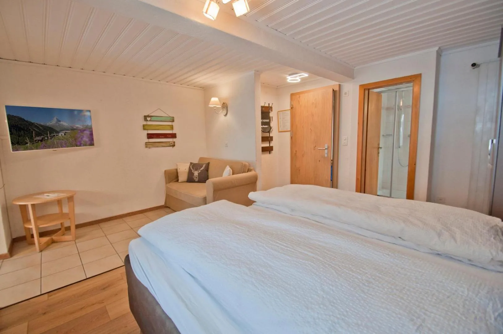 Bed in Chalet Aeschhorn