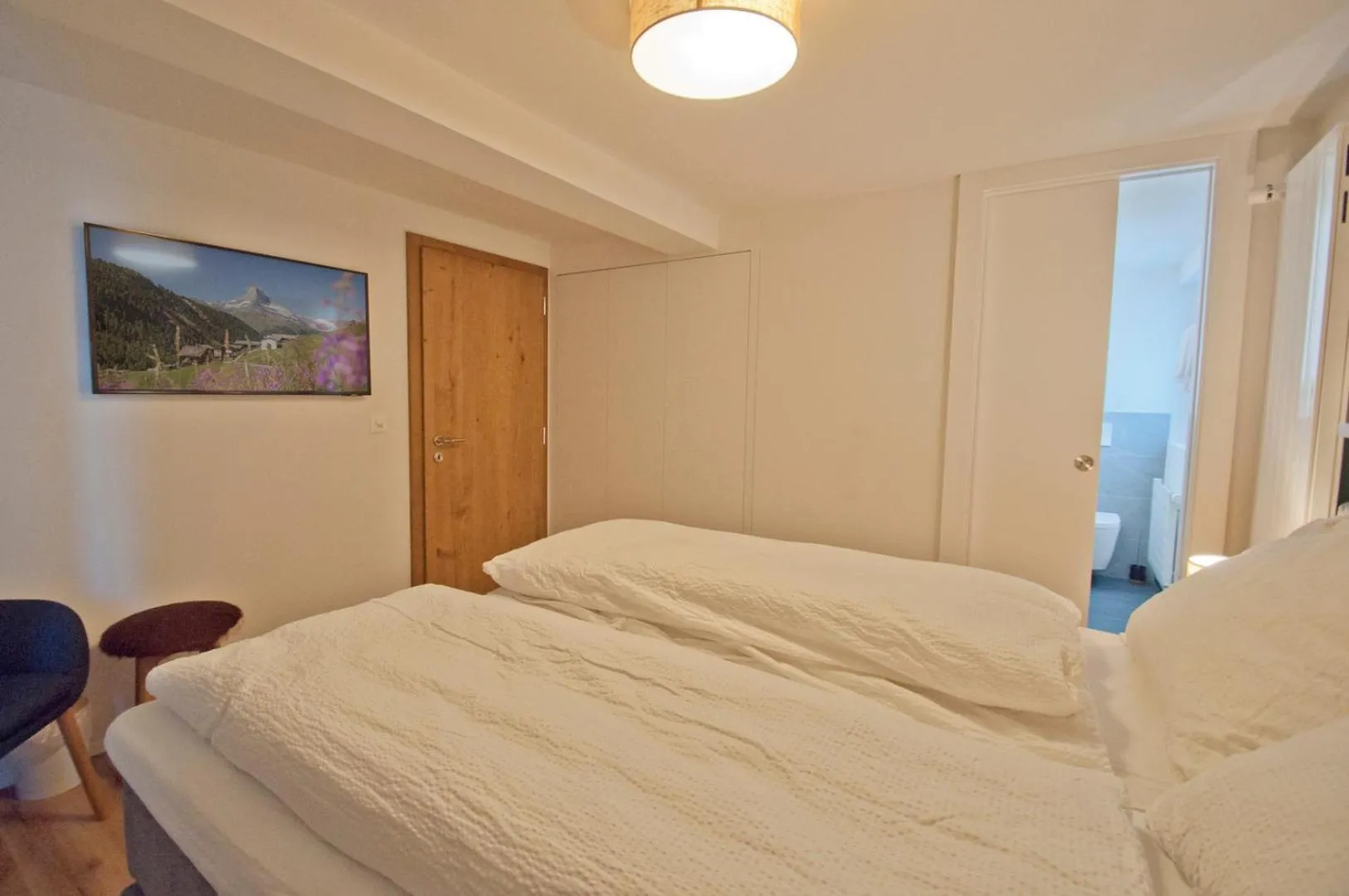 Bed in Chalet Aeschhorn