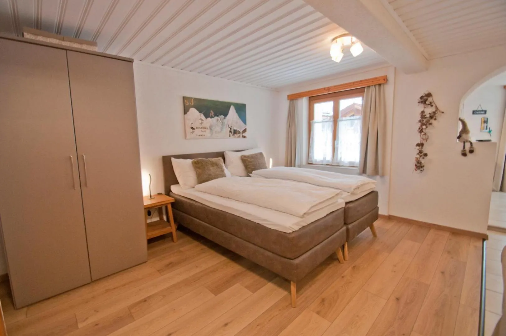 Bed in Chalet Aeschhorn