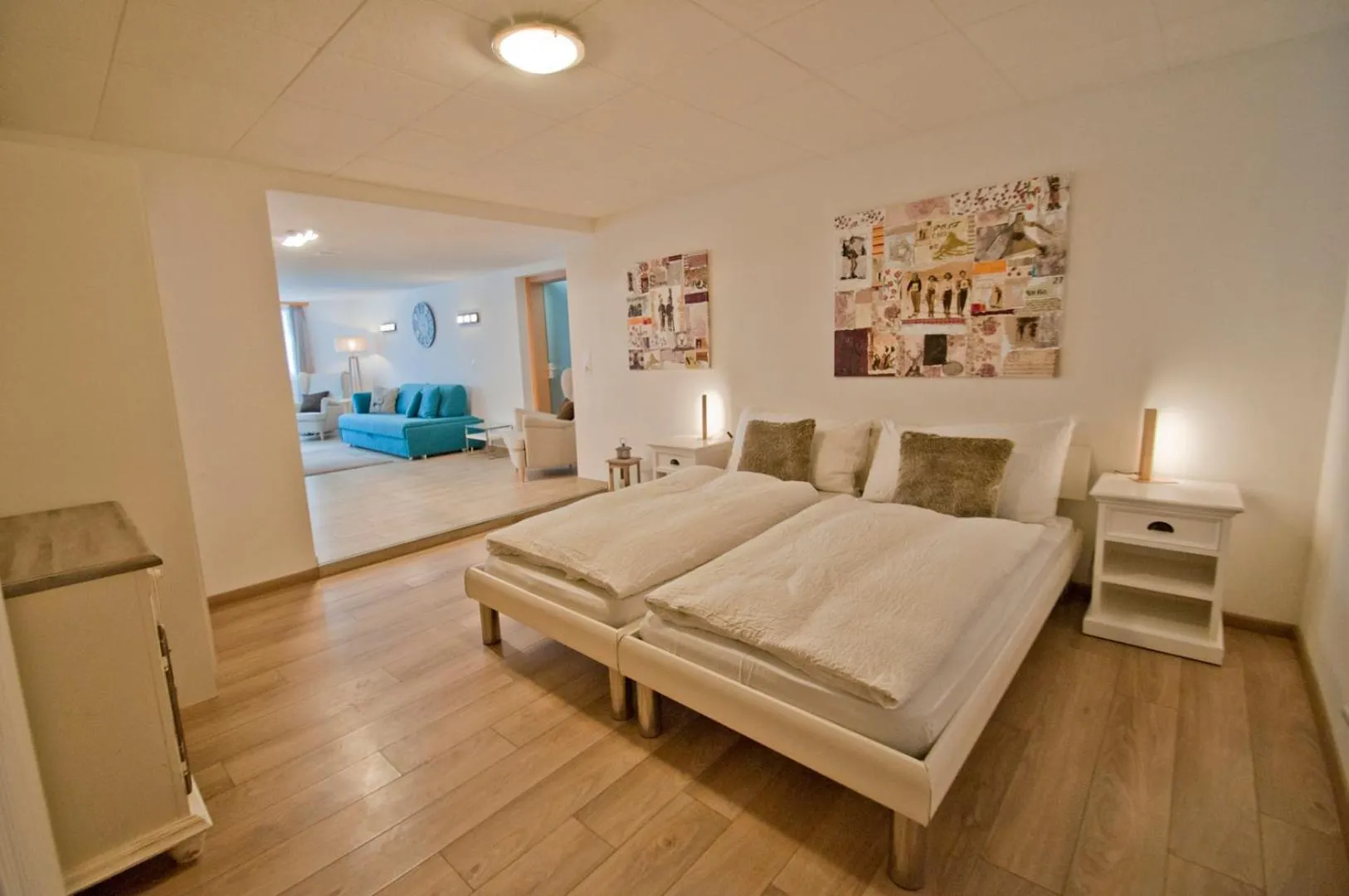 Bed in Chalet Aeschhorn