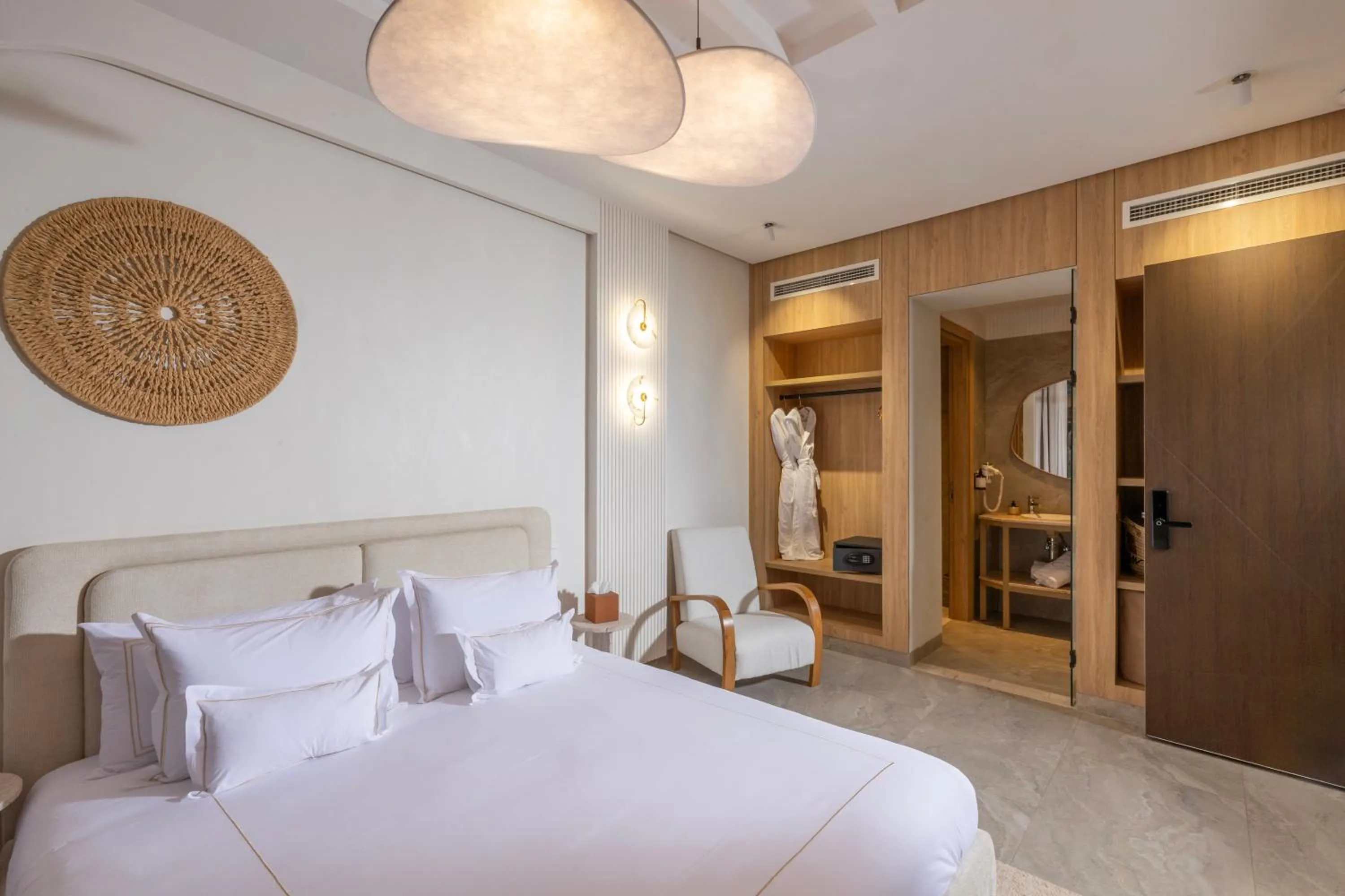 Bed in Yin Hotel & Spa