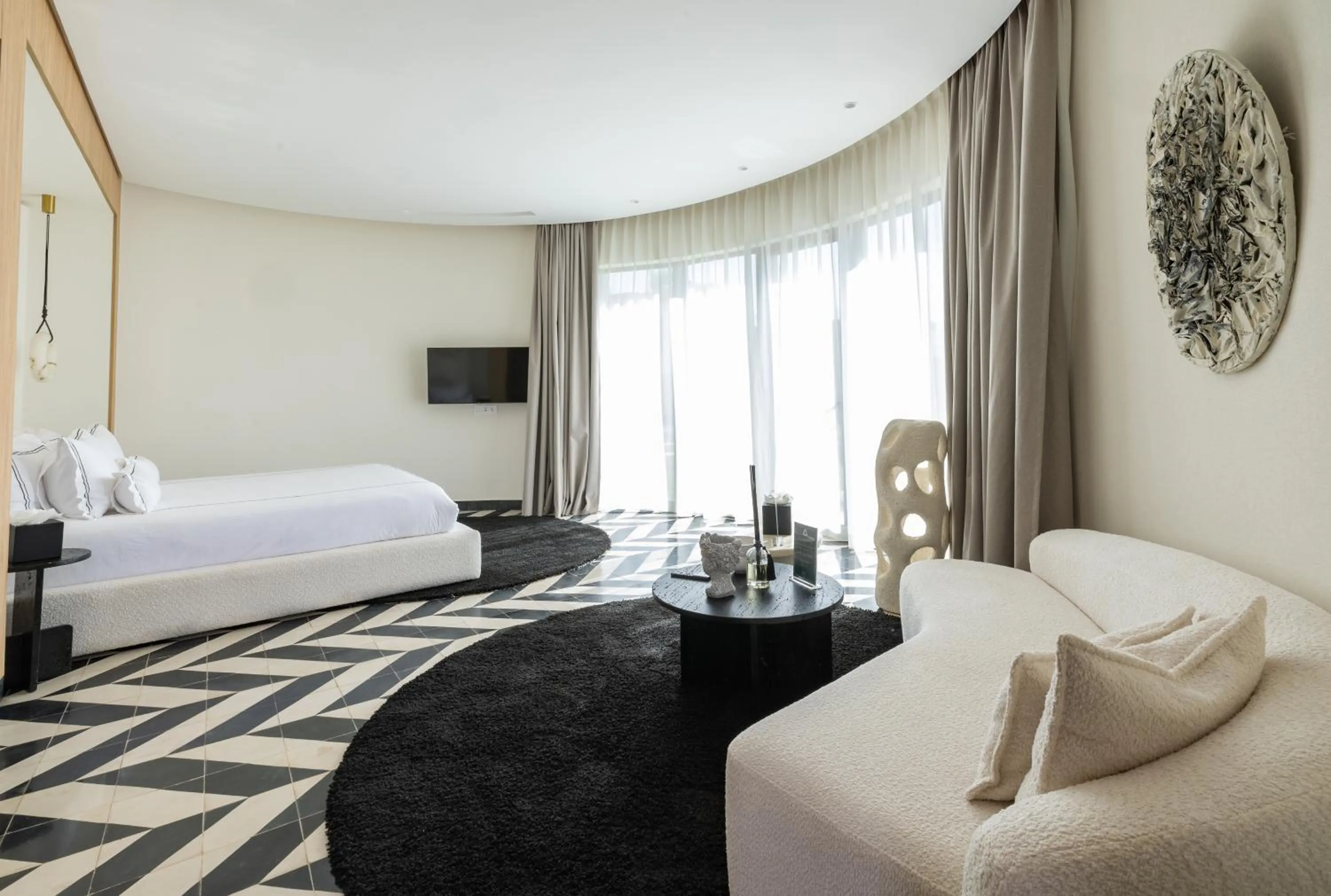 Bed in Yin Hotel & Spa