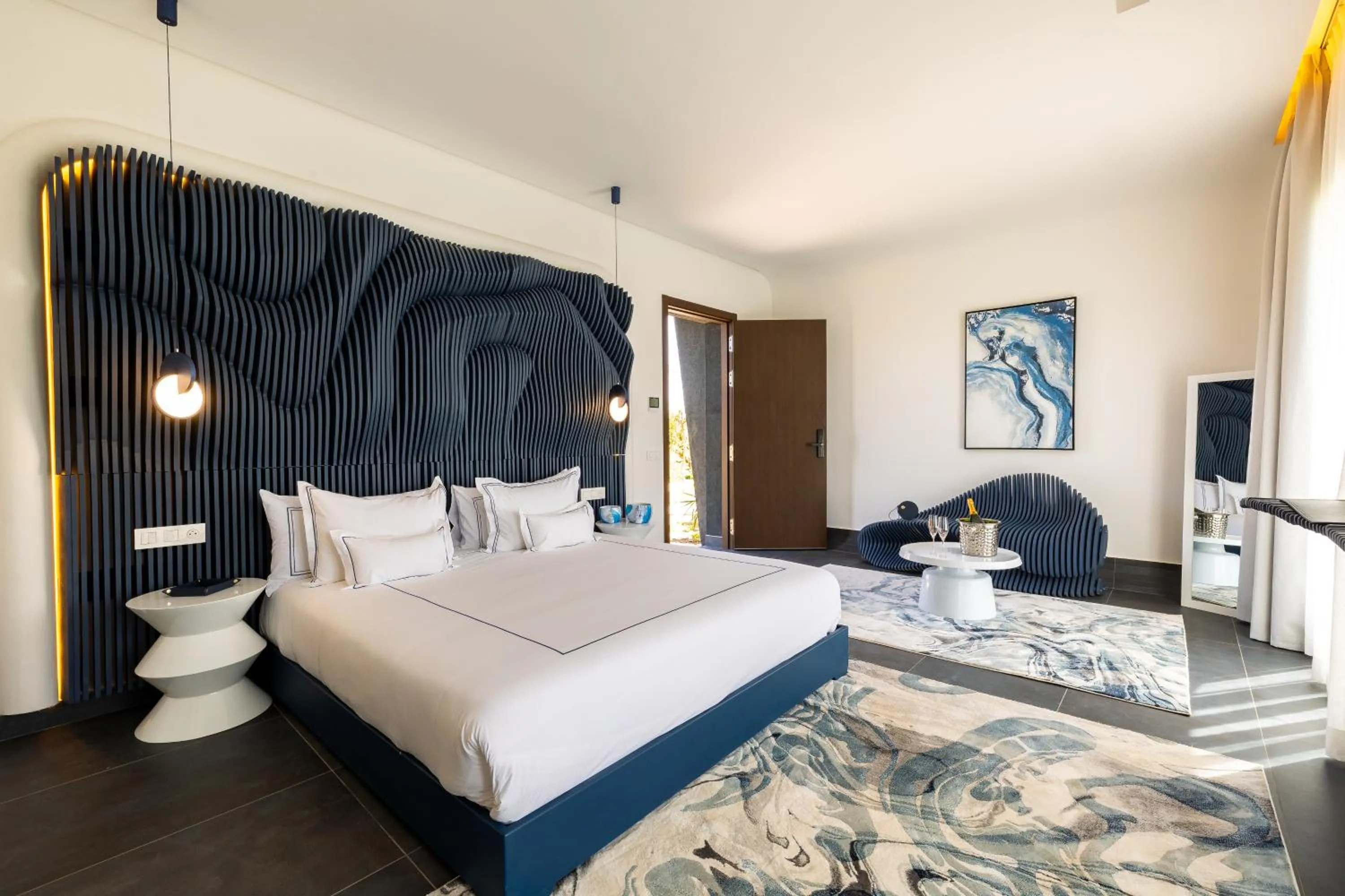 Bed in Yin Hotel & Spa