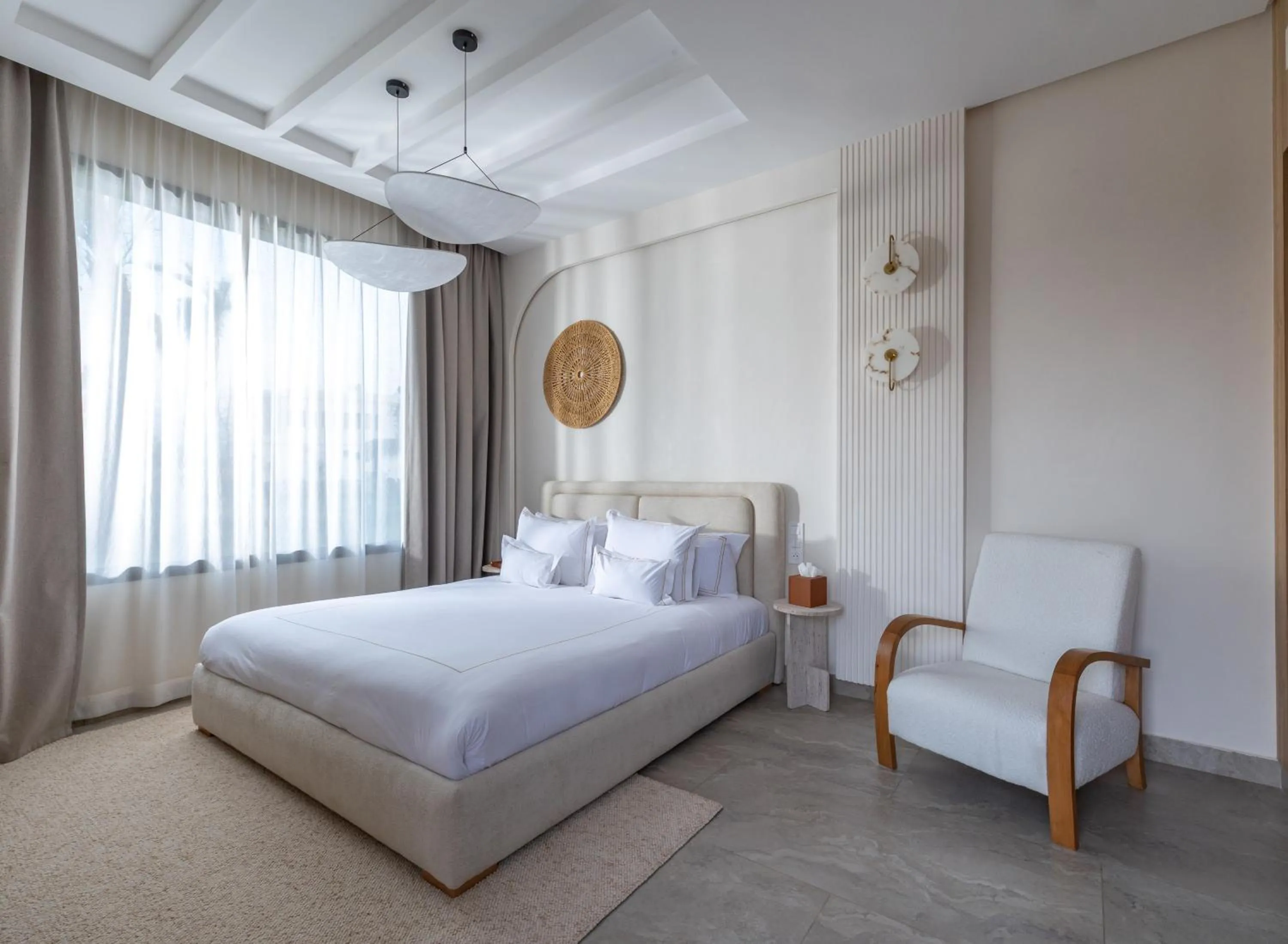 Bed in Yin Hotel & Spa