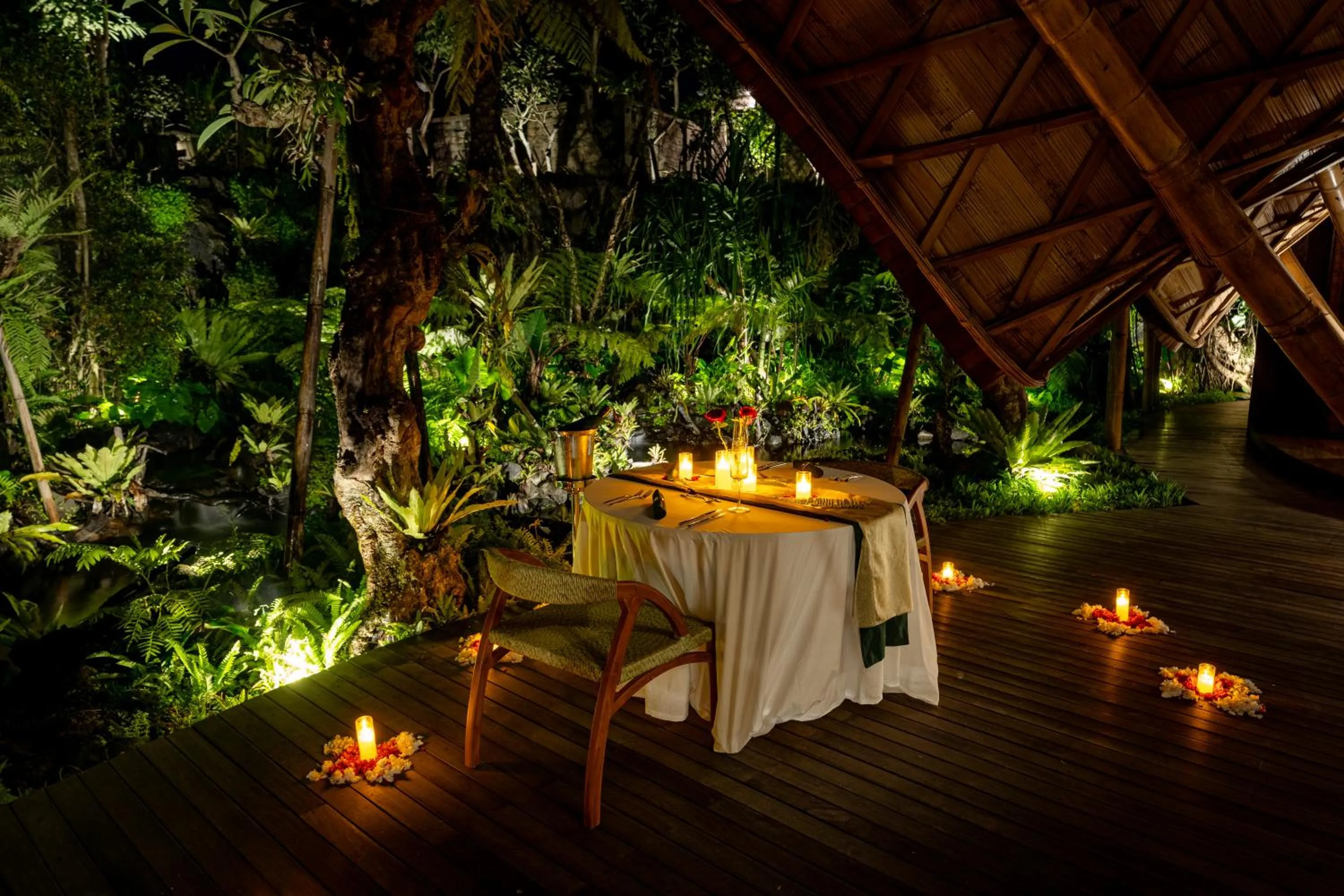 Dinner in E Sanctuary Resort Ubud