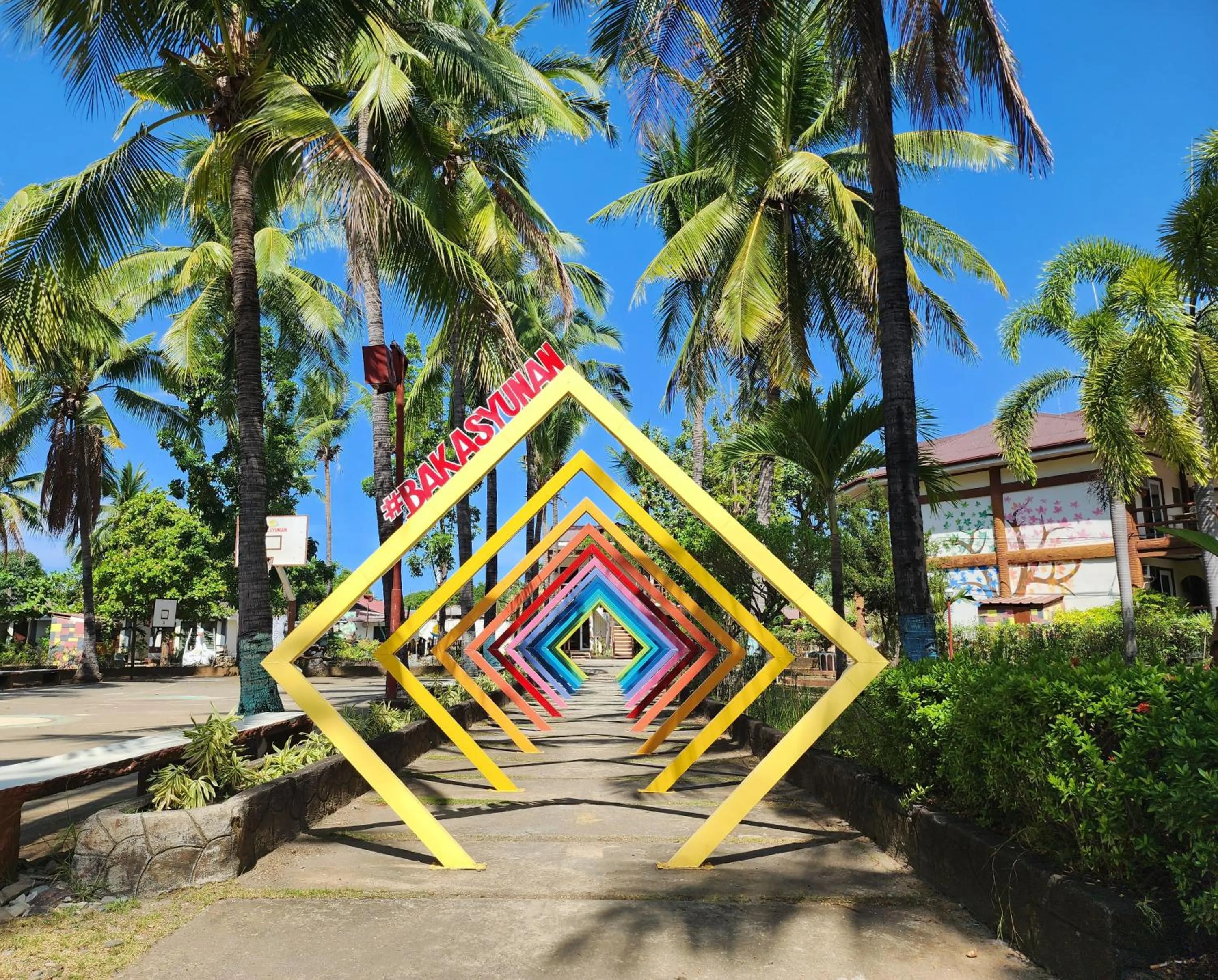 Garden view in Bakasyunan Resort and Conference Center - Zambales