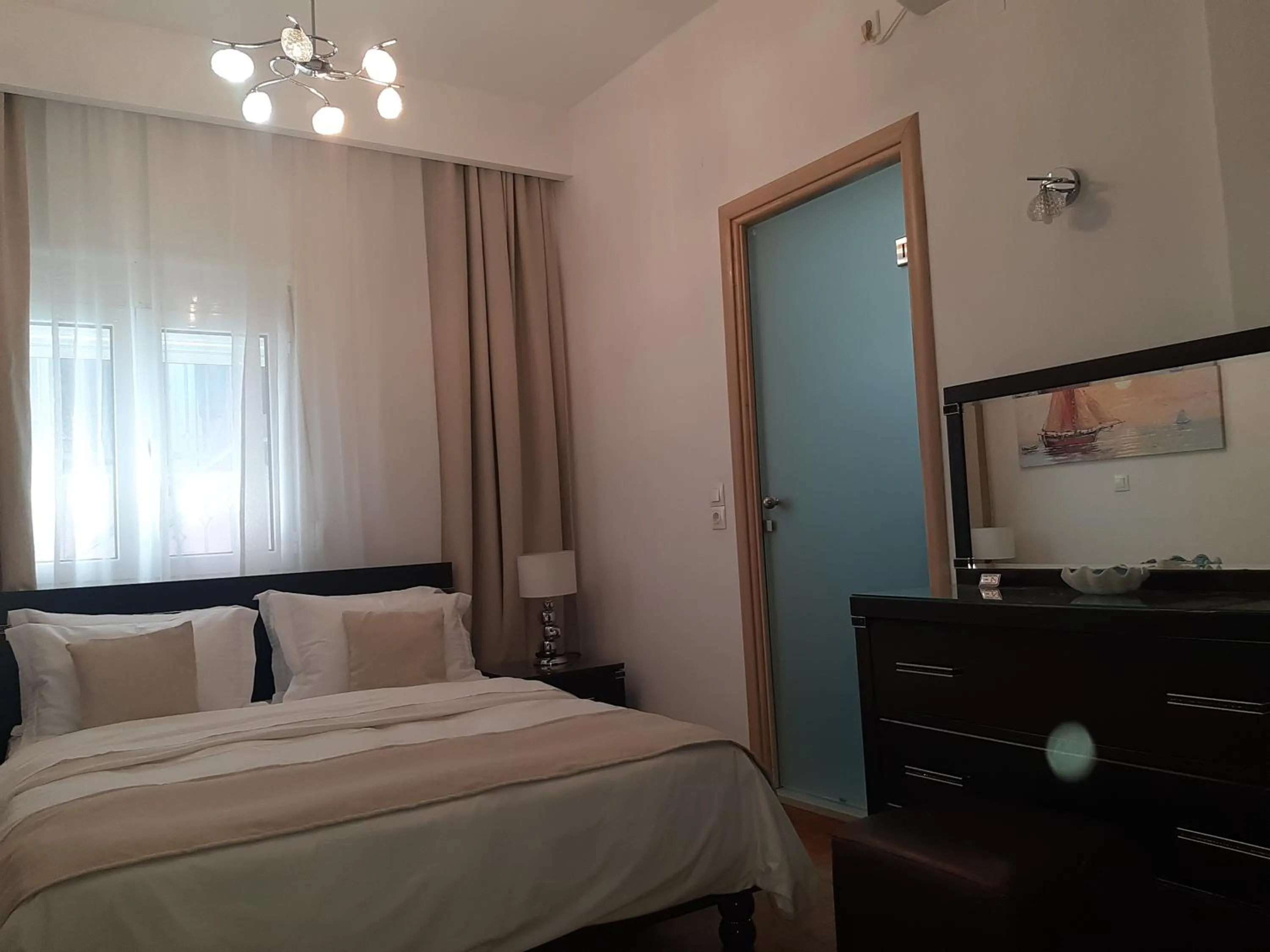 Bedroom, Bed in Paraskevi's Luxury Studios