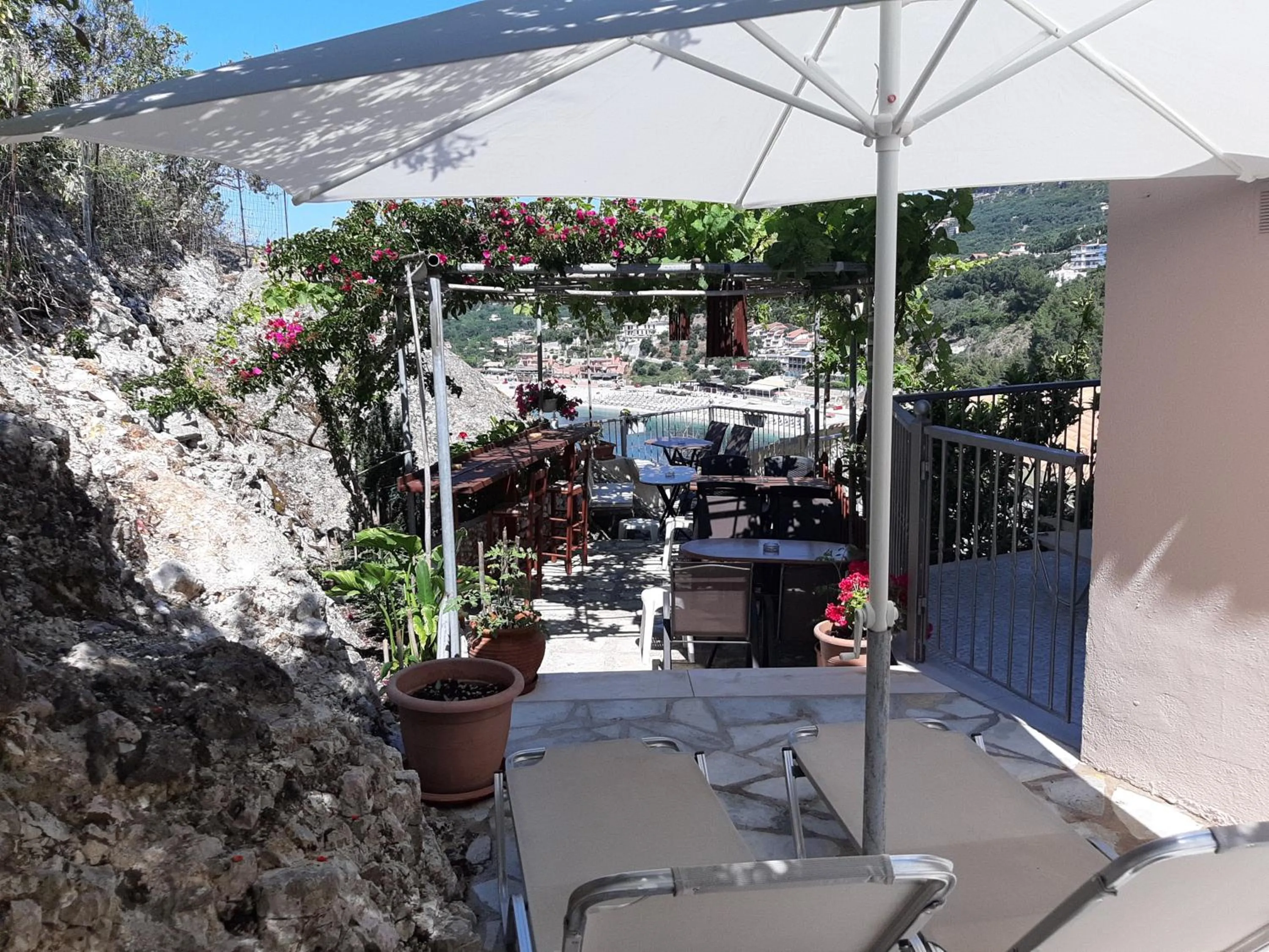 Balcony/Terrace in Paraskevi's Luxury Studios