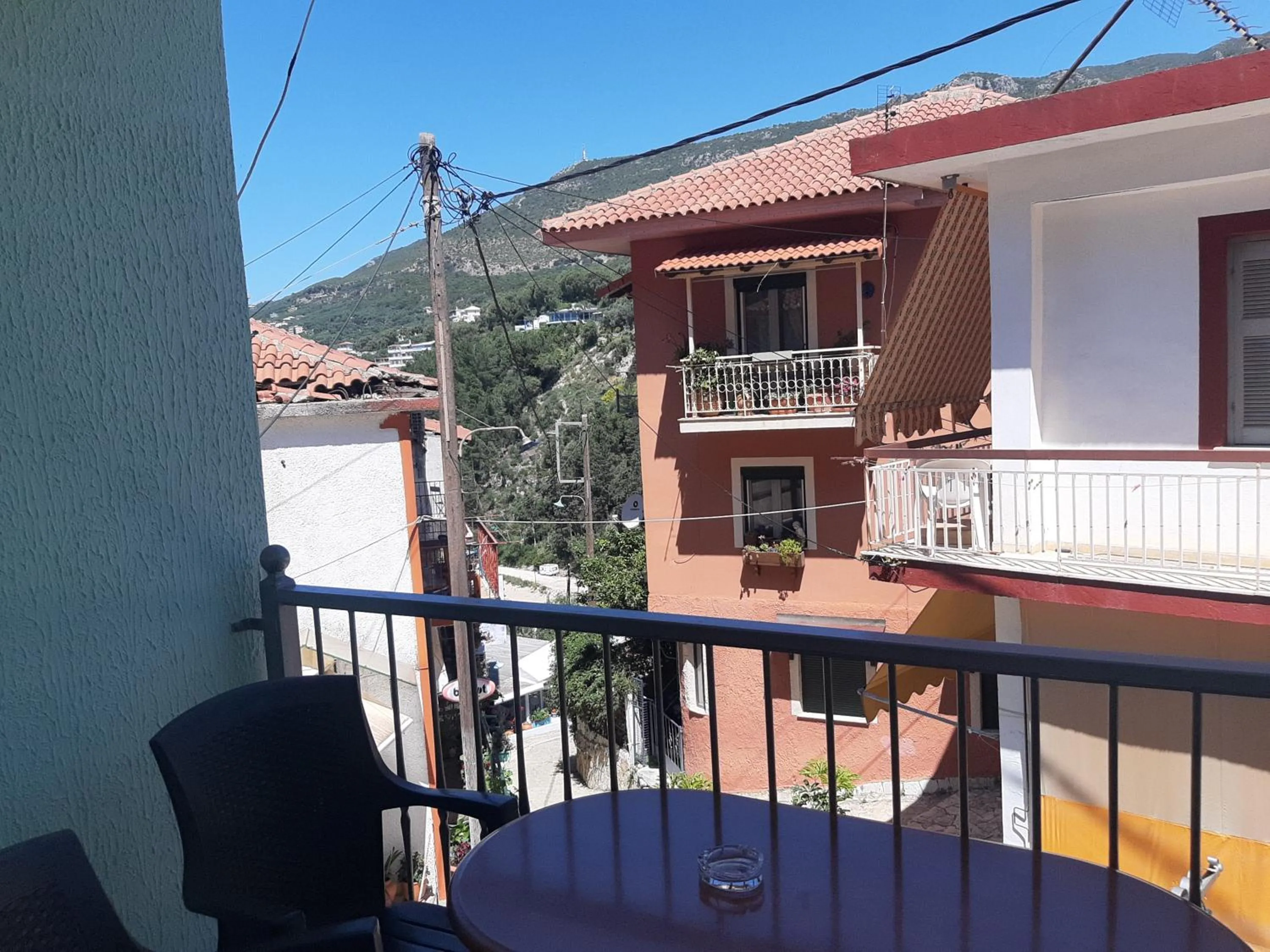 Balcony/Terrace in Paraskevi's Luxury Studios