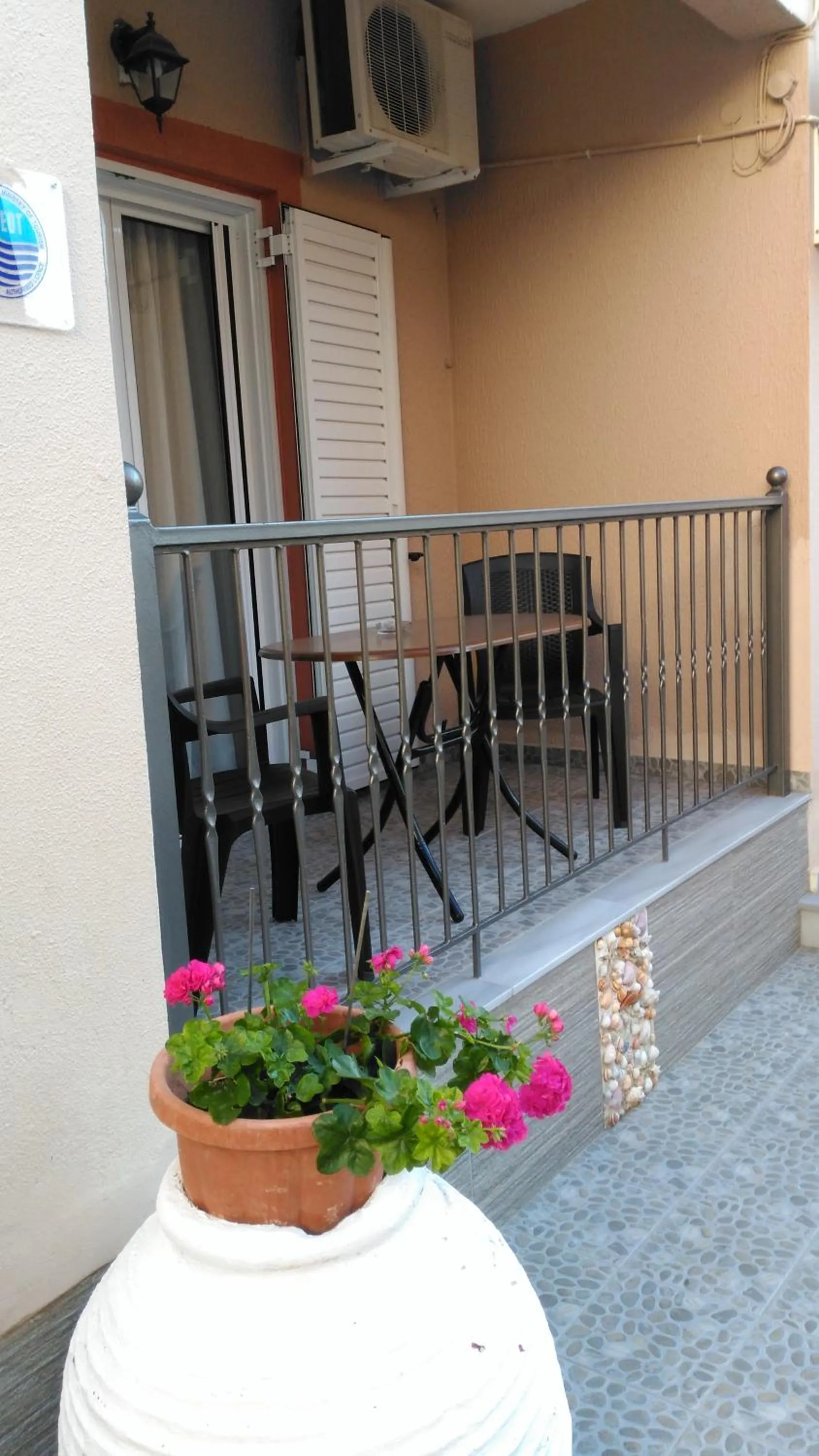 Balcony/Terrace in Paraskevi's Luxury Studios