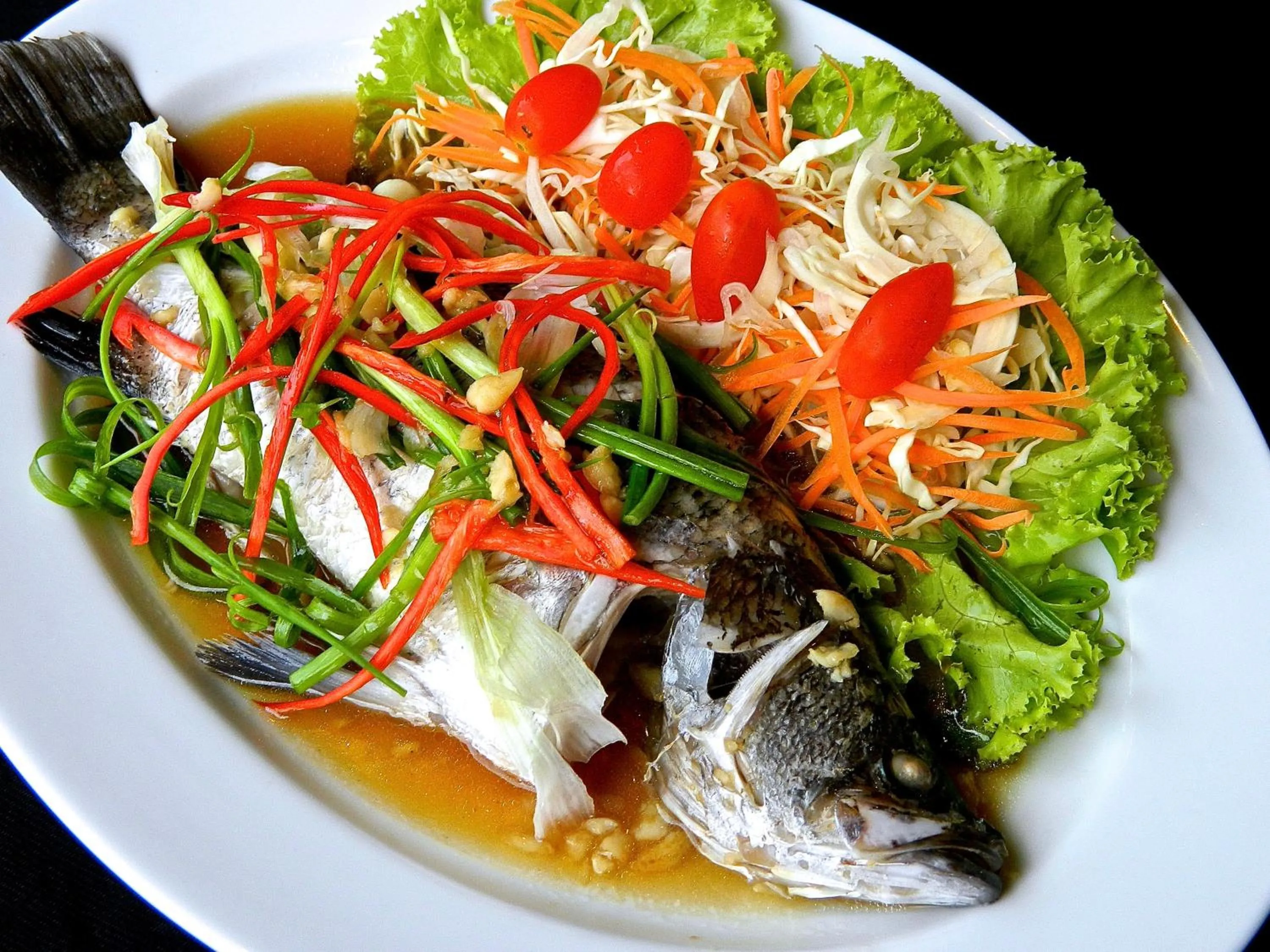 Food close-up in Sugar and Spice Inn