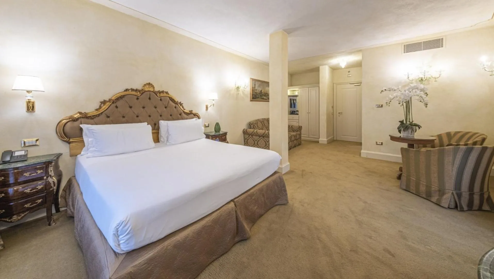 Bed in Hotel Villa Barbarich