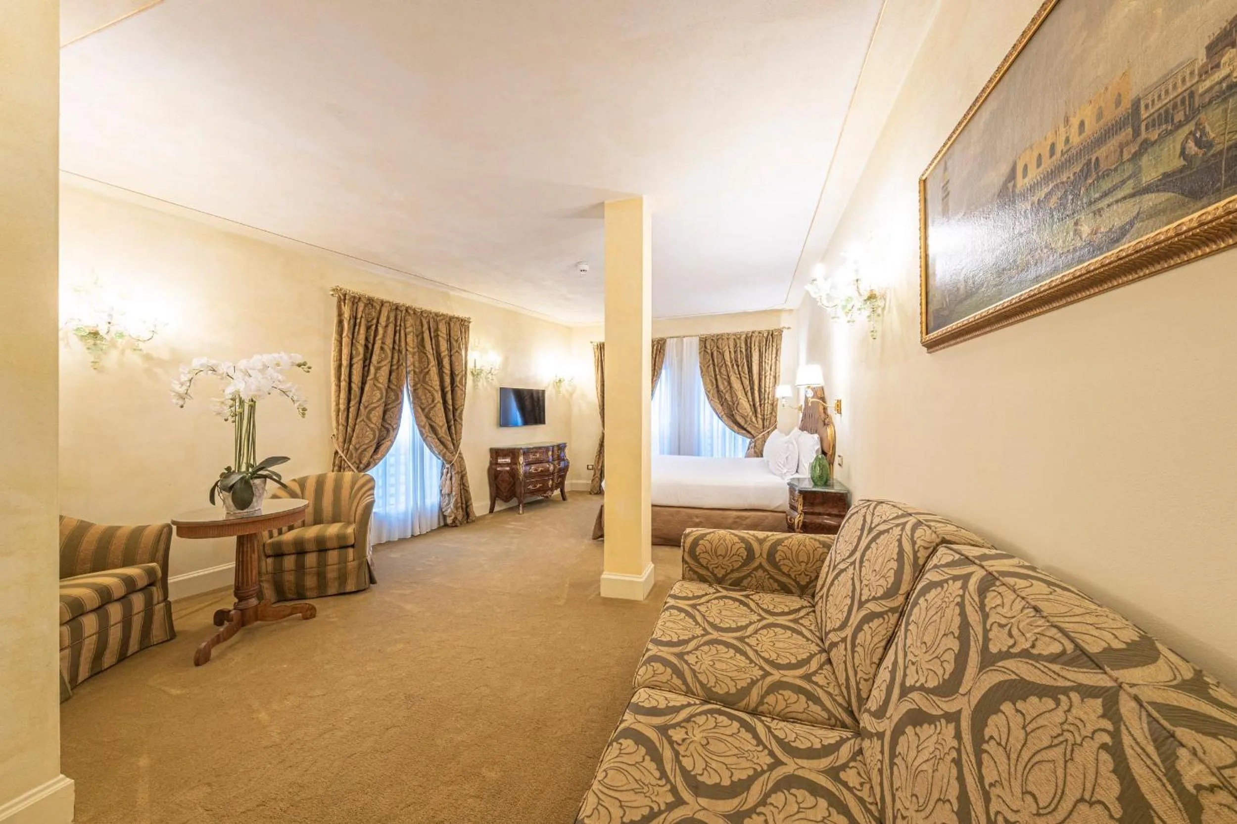 Bed in Hotel Villa Barbarich