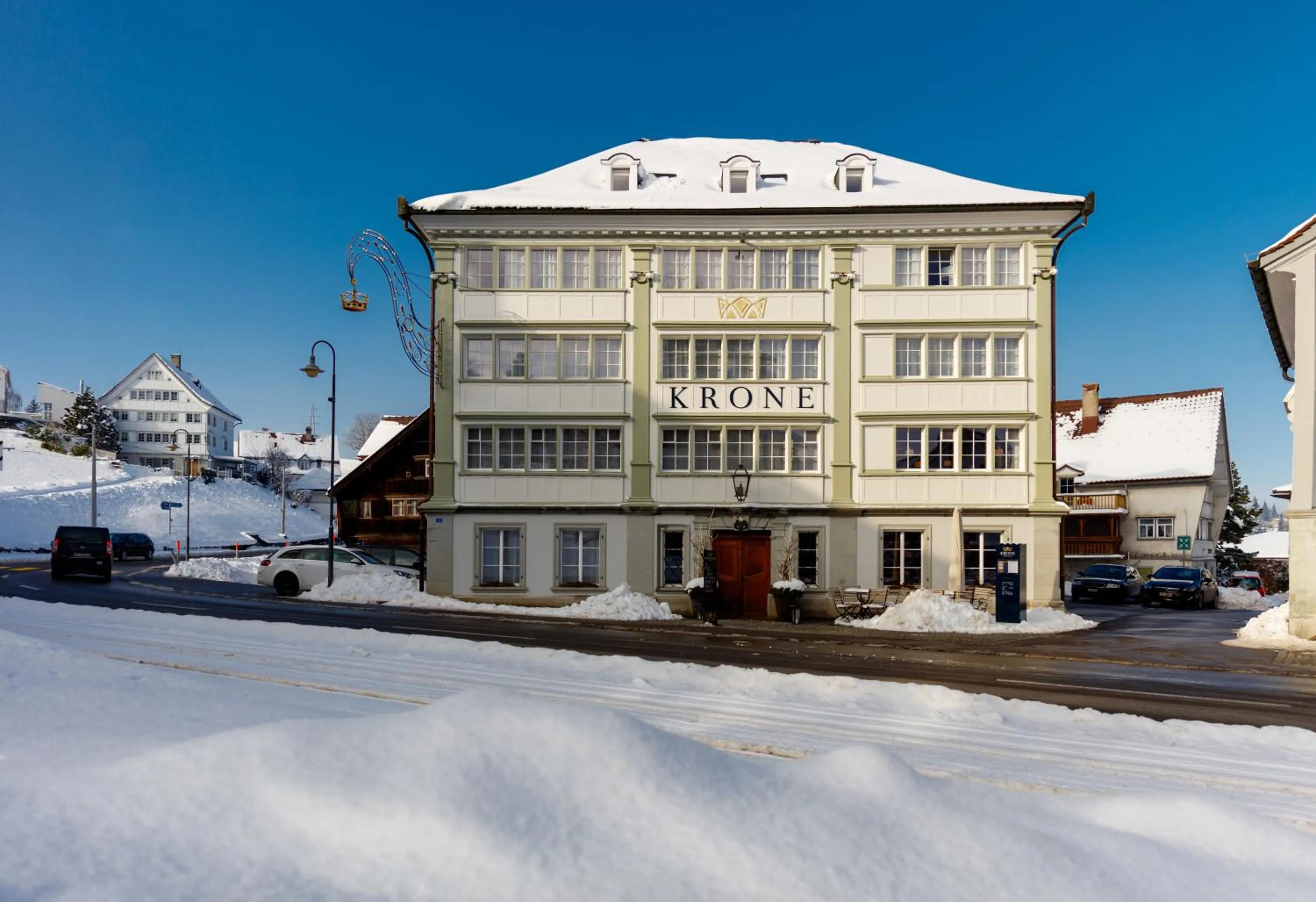 Property building in Hotel Krone Speicher