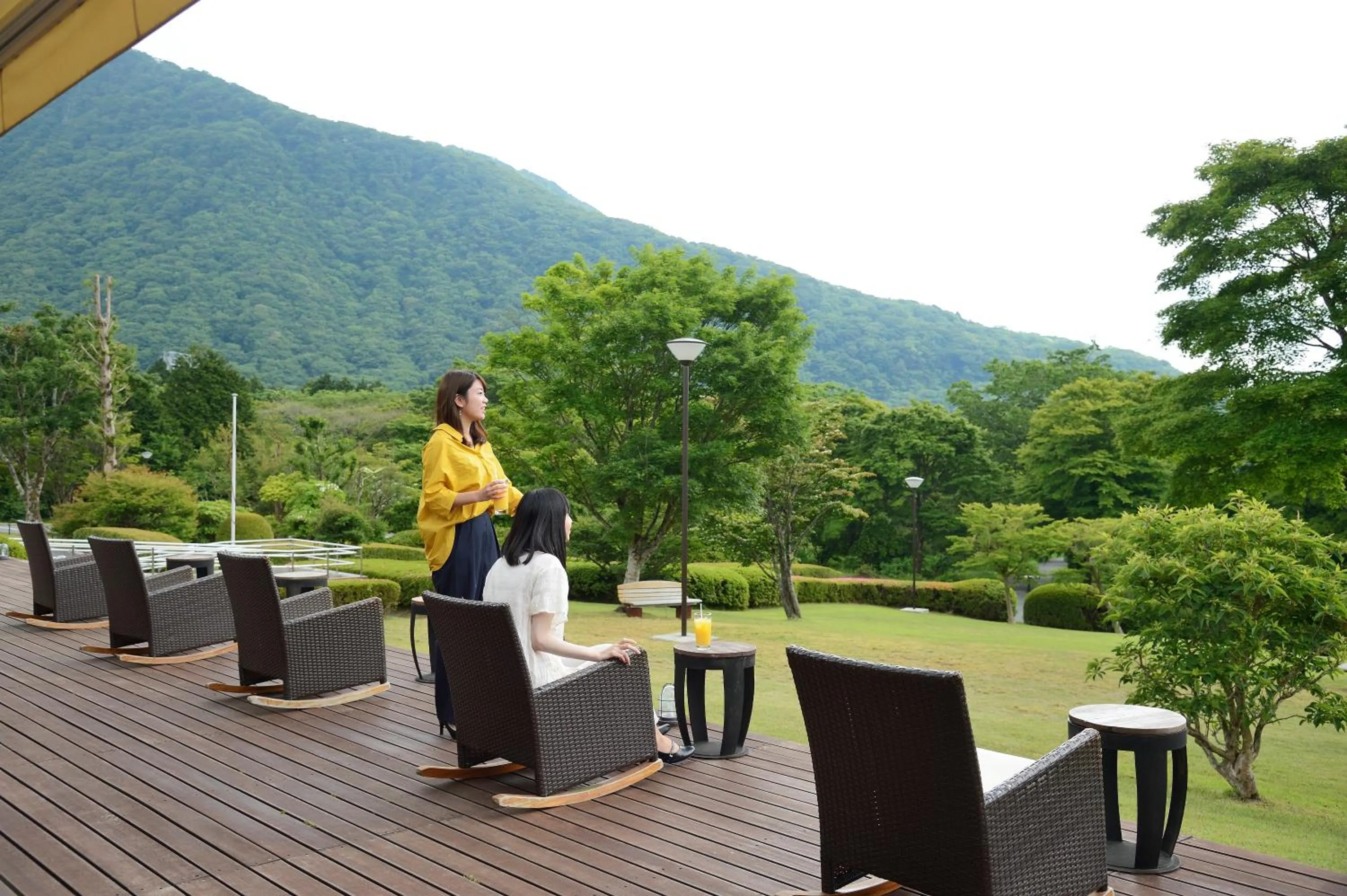 Garden, Mountain View in Hakone Lake Hotel
