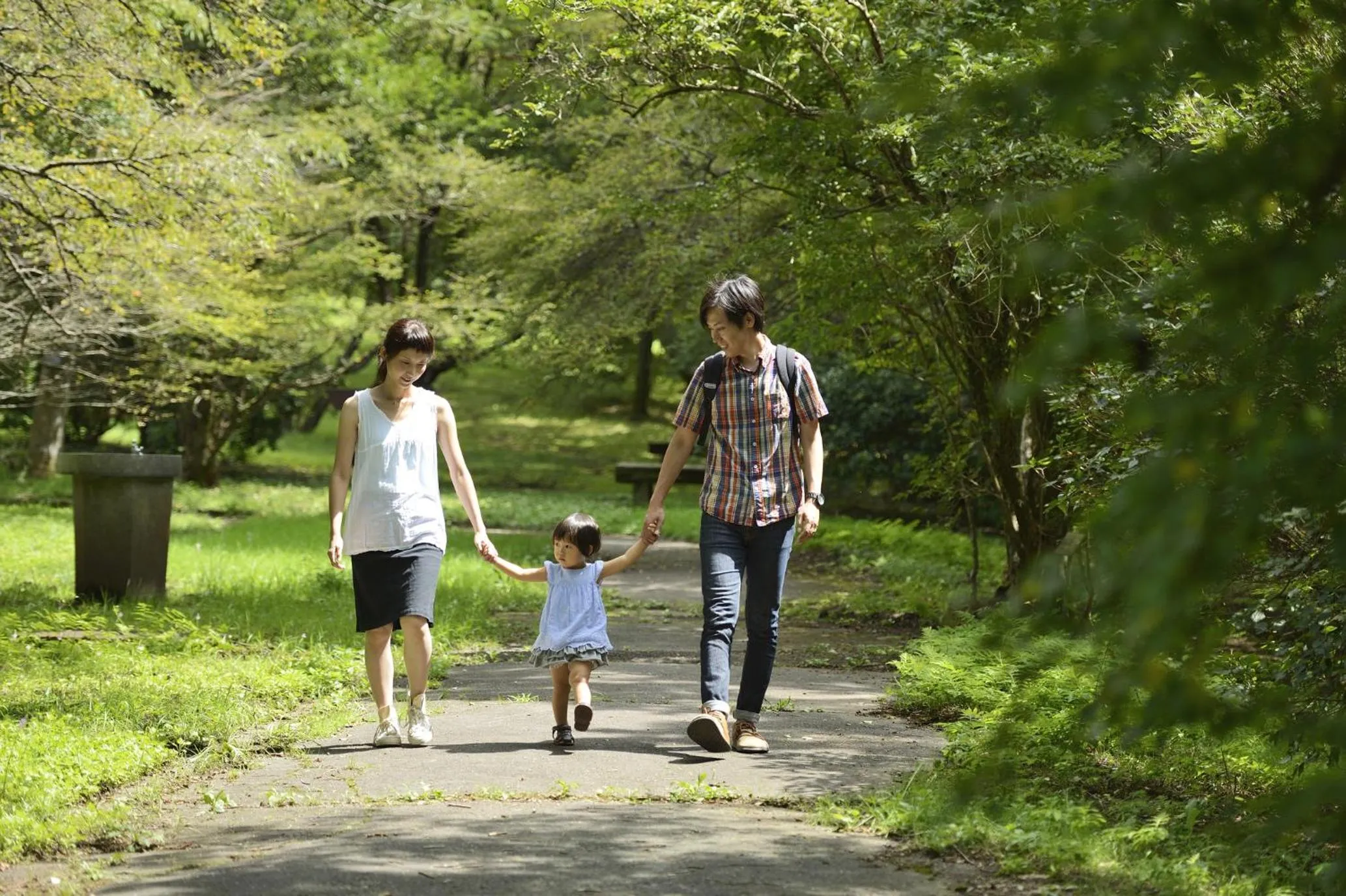 Guests, Family in Hakone Lake Hotel