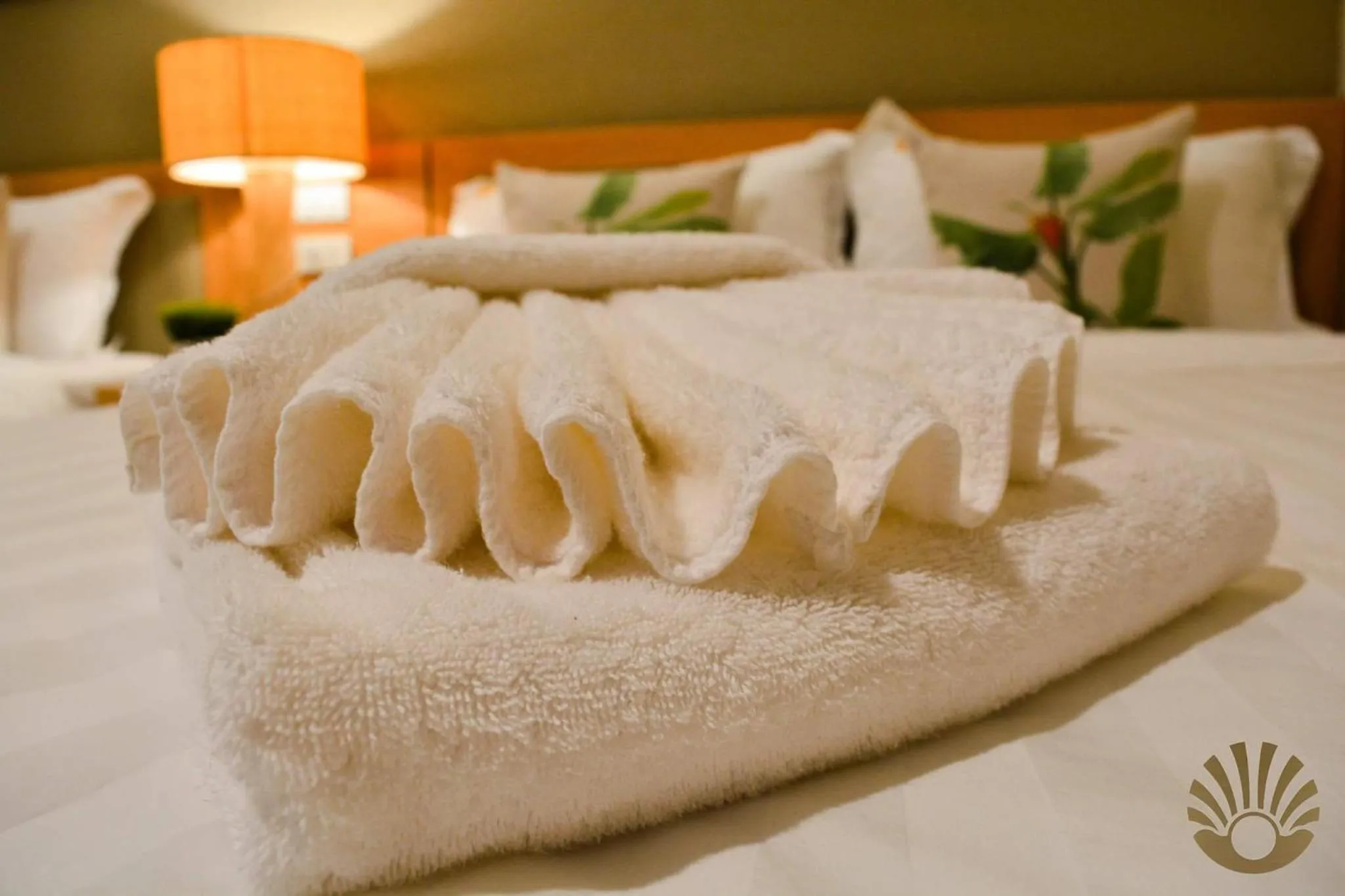 towels, Bed in Pearl Vista de Coron Resort Hotel