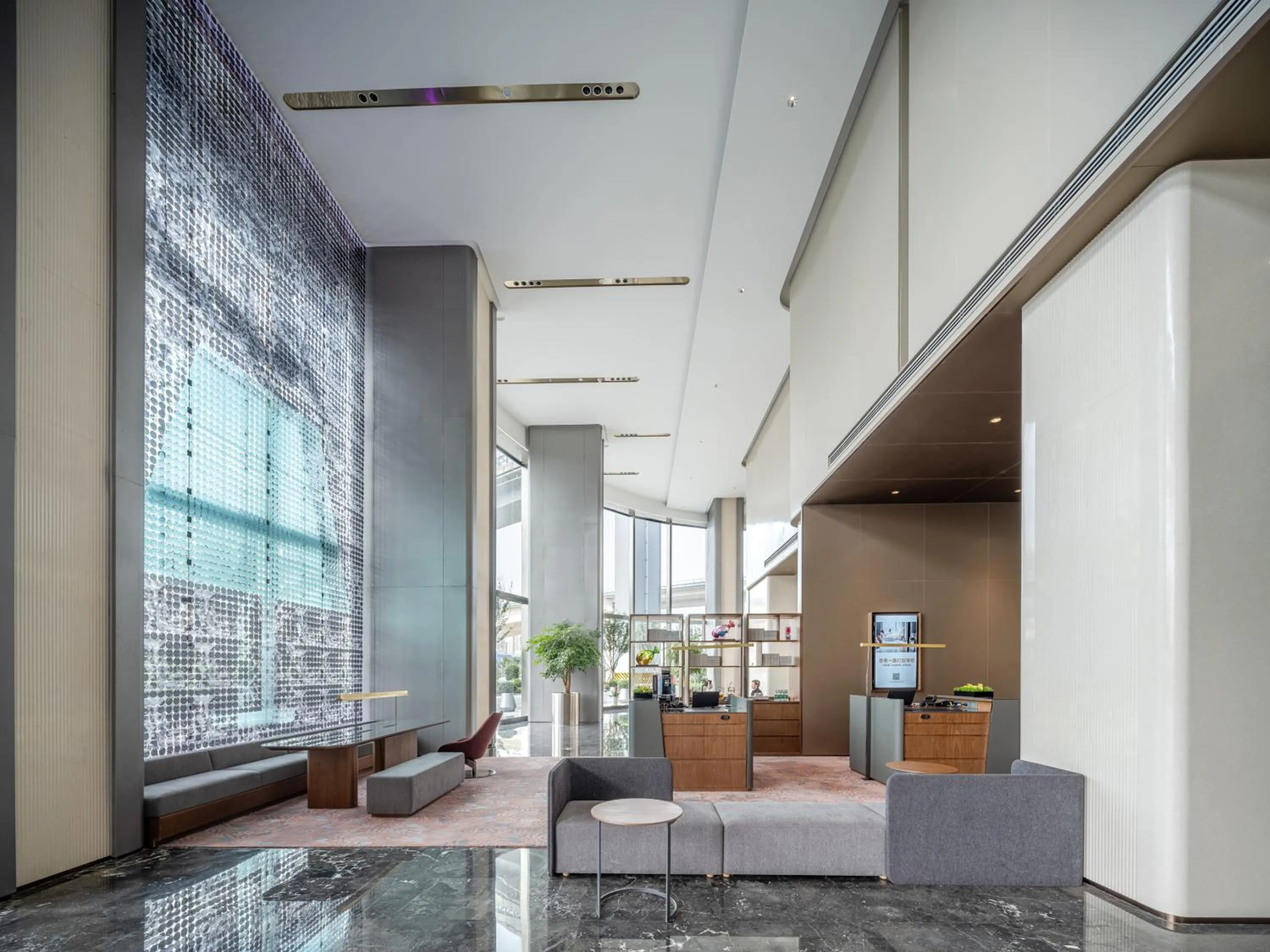 Lobby or reception in Pagoda Hotel Of SSAW ChongQing International Land-sea