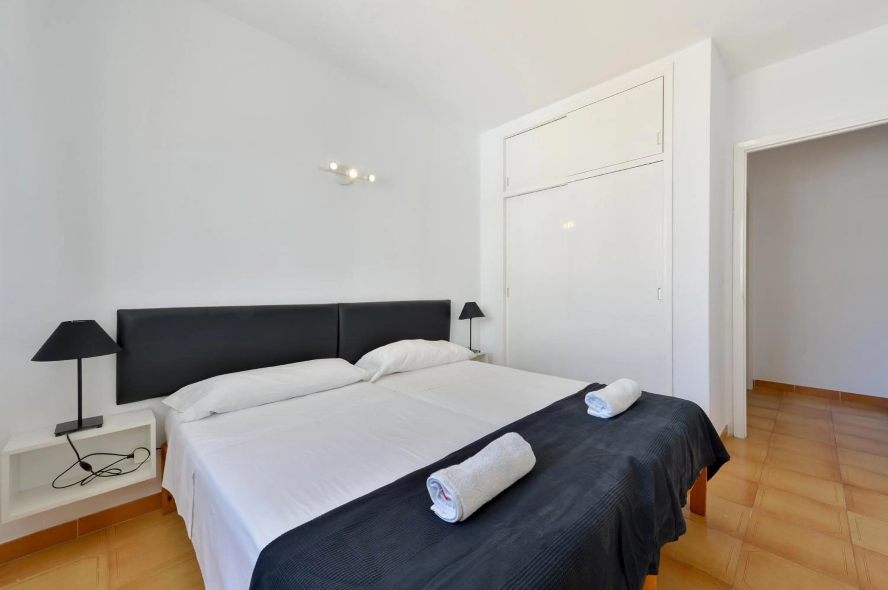 Bedroom, Bed in Apartamentos San Antonio Beach