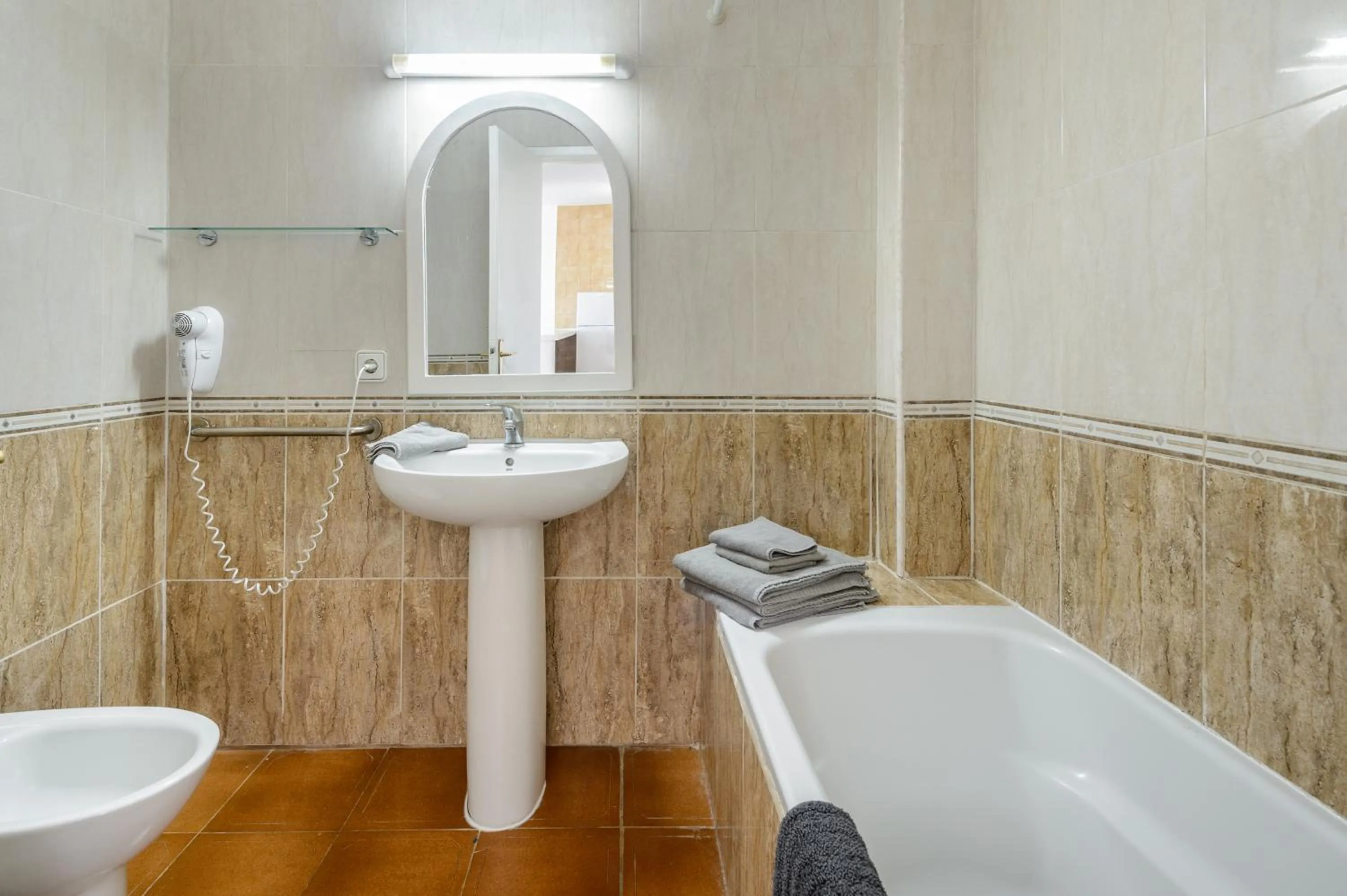 Bathroom in Apartamentos San Antonio Beach