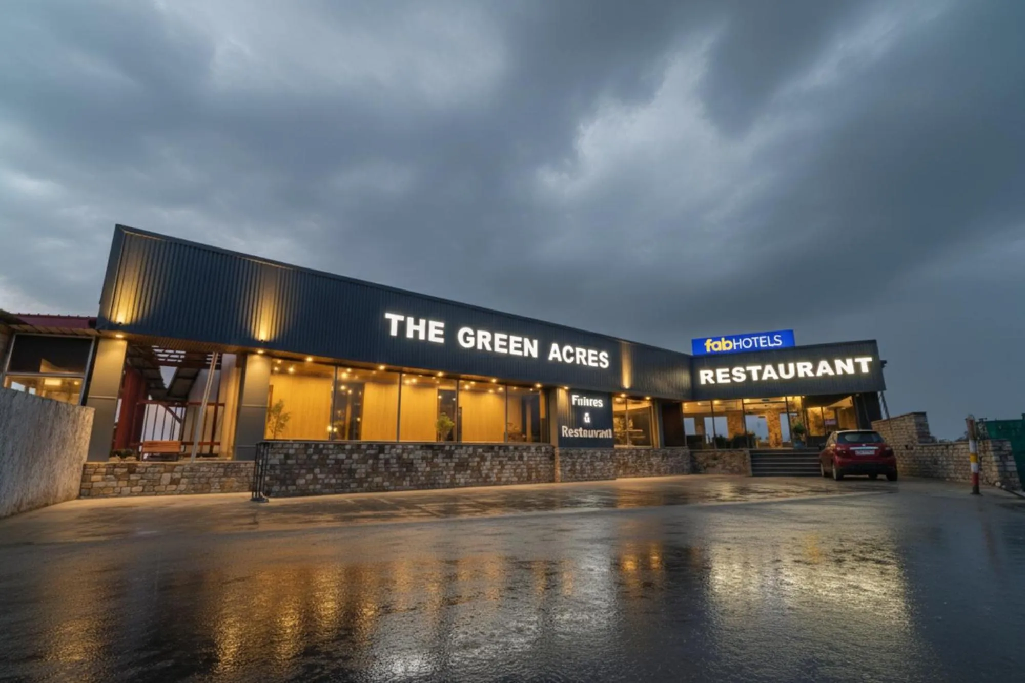 Property building in FabHotel Green Acres