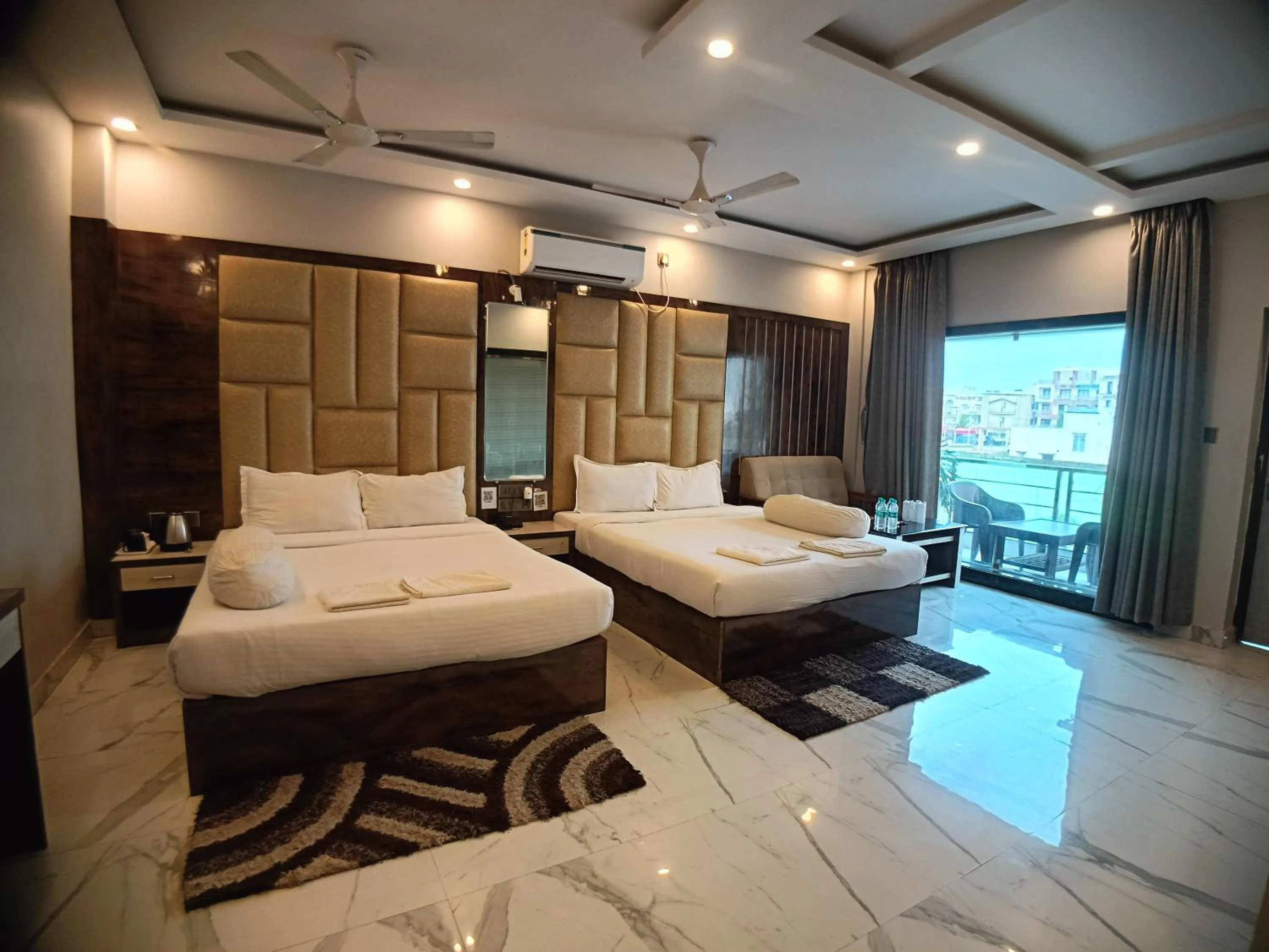 Bed in Samudra Bilas Resort, Mandarmoni