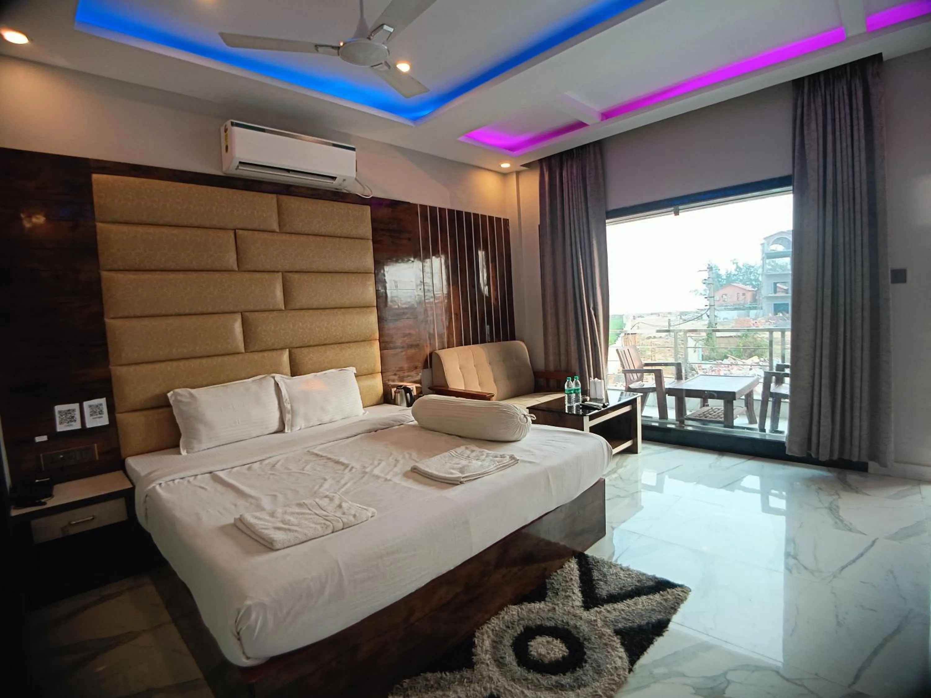 Bed in Samudra Bilas Resort, Mandarmoni