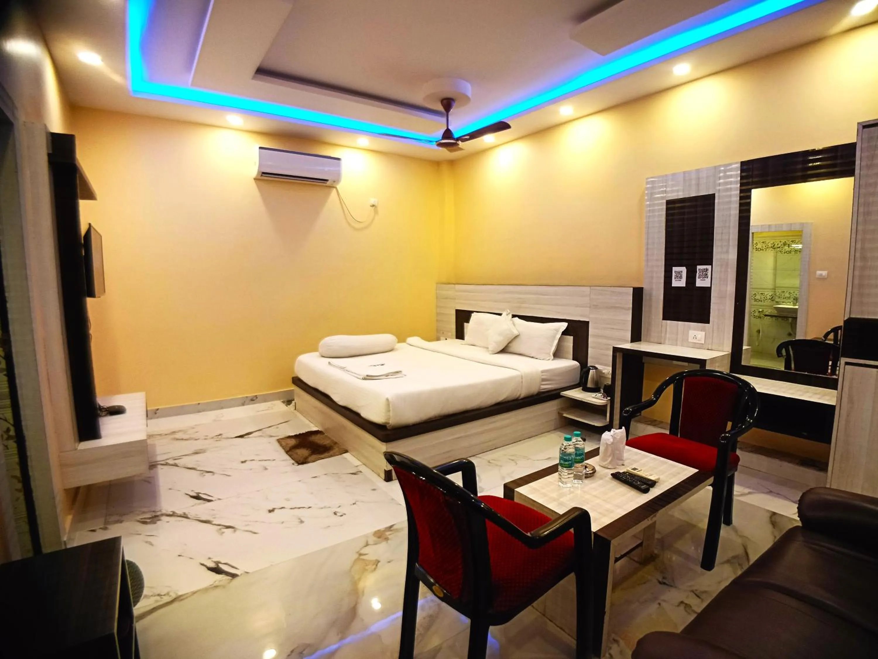 Bed in Samudra Bilas Resort, Mandarmoni