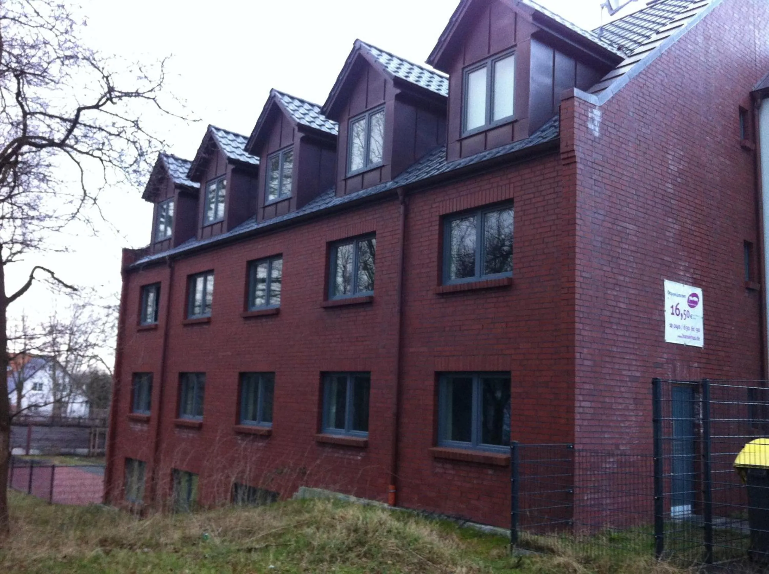 Facade/entrance in Hansehus