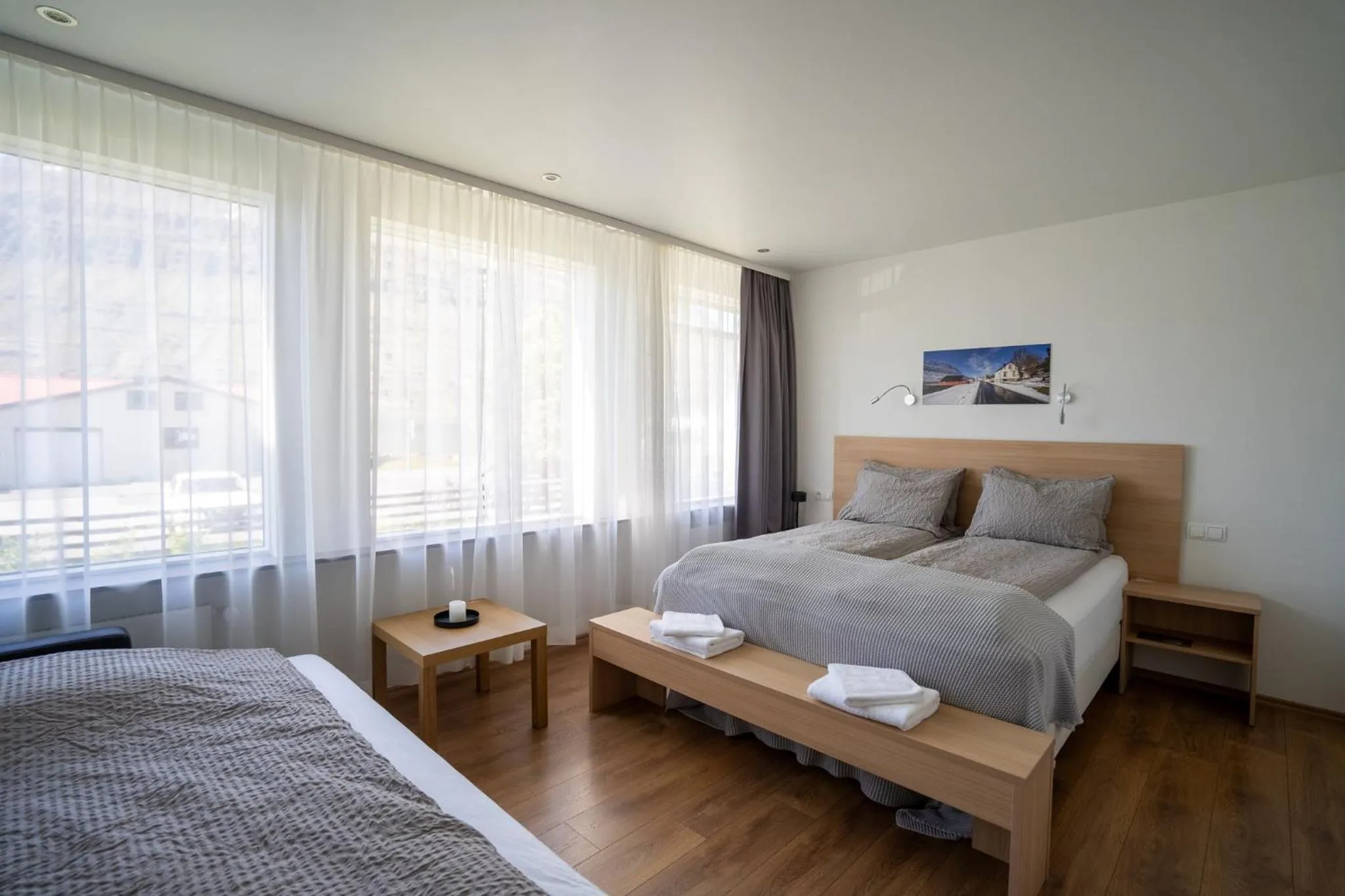 Bedroom, Bed in Hotel Eskifjörður