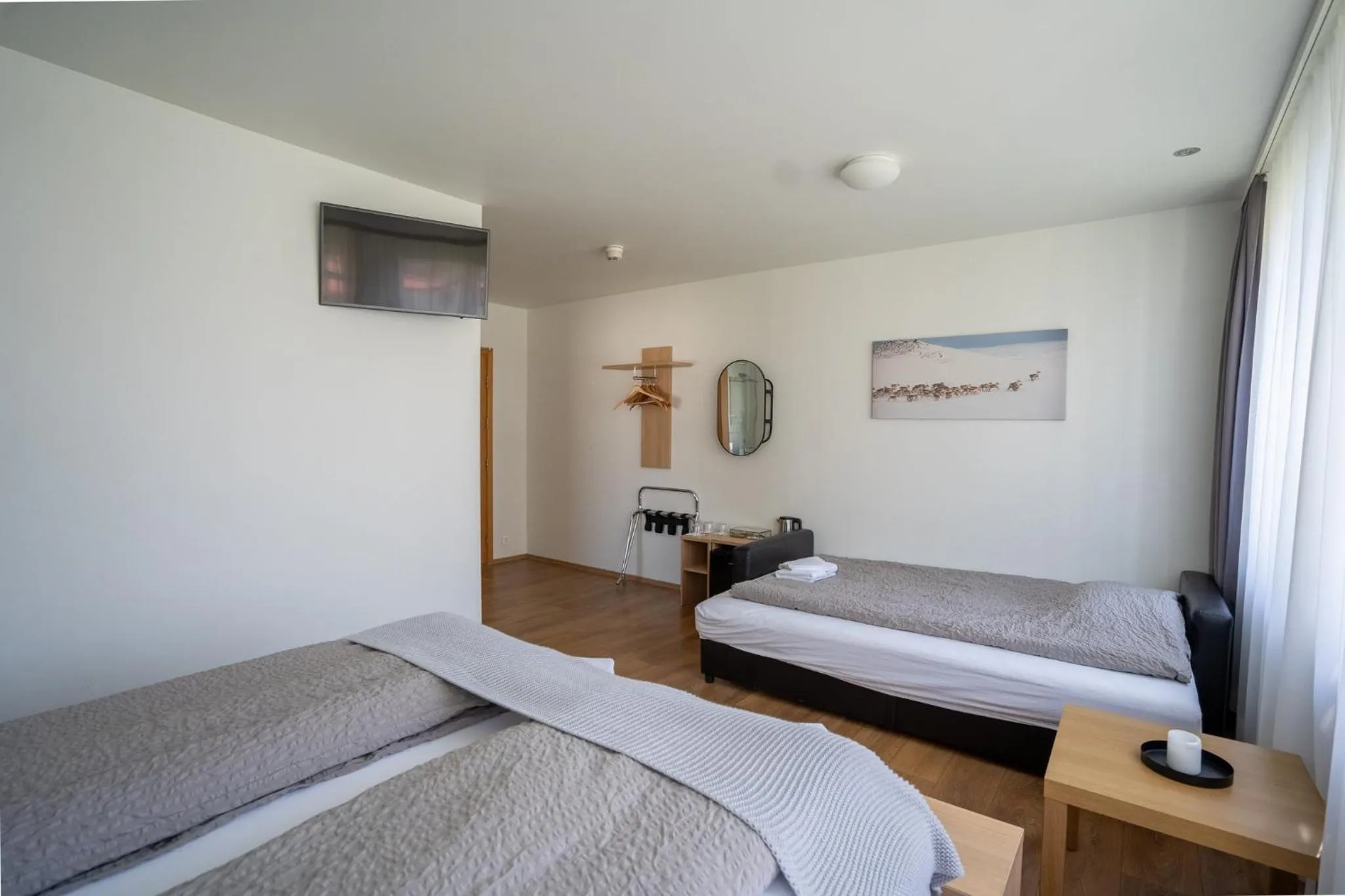 Bedroom, Bed in Hotel Eskifjörður