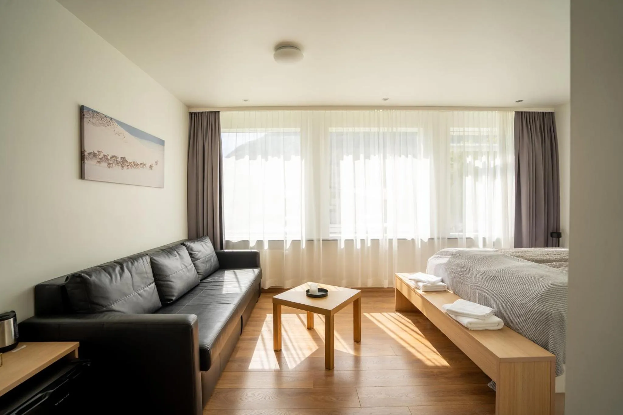 Bedroom, Bed in Hotel Eskifjörður