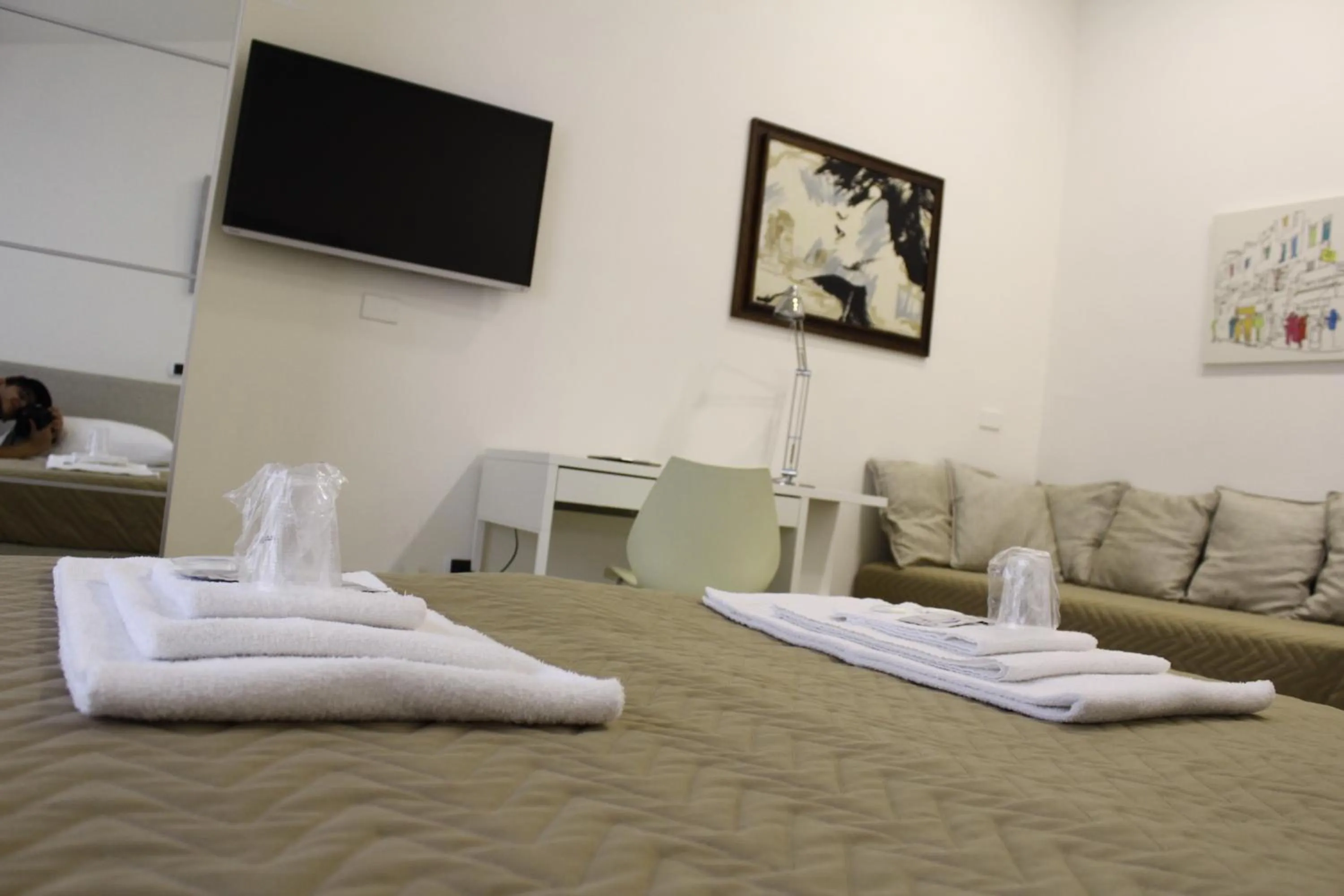 Photo of the whole room in Attico Luxury B&B